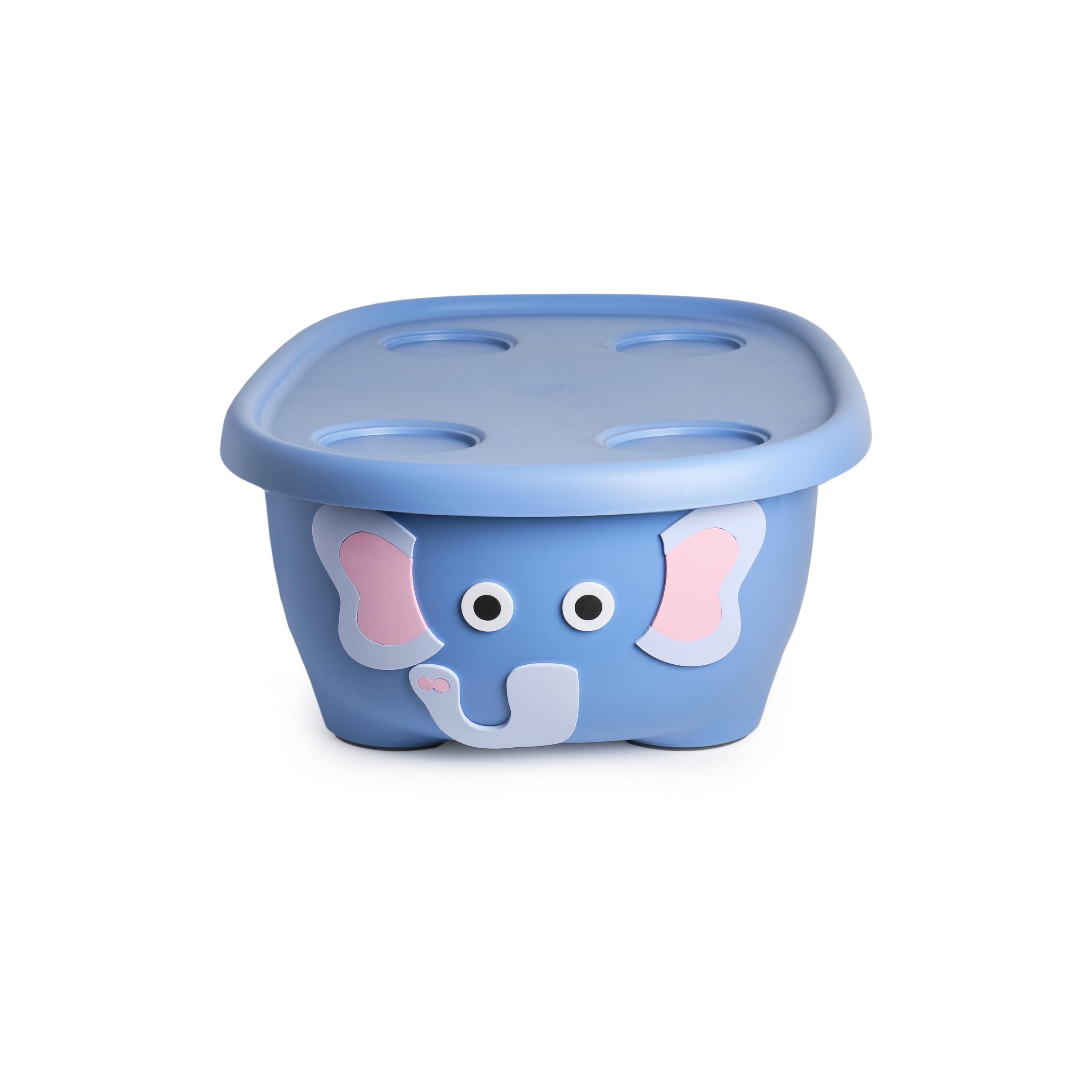 Prince Lionheart Tubimal Baby Bathtub with Sling & Lid - Elephant - Blue-baby-bathandcare-bathtubs-image-4
