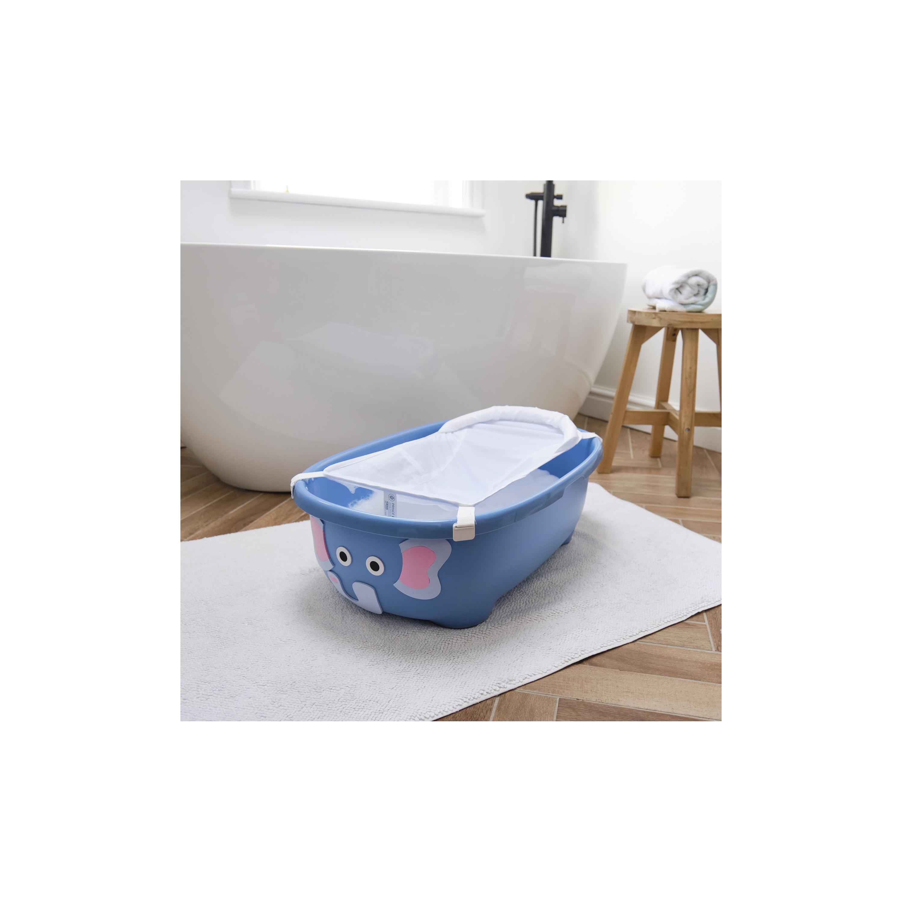 Prince Lionheart Tubimal Baby Bathtub with Sling & Lid - Elephant - Blue-baby-bathandcare-bathtubs-image-7