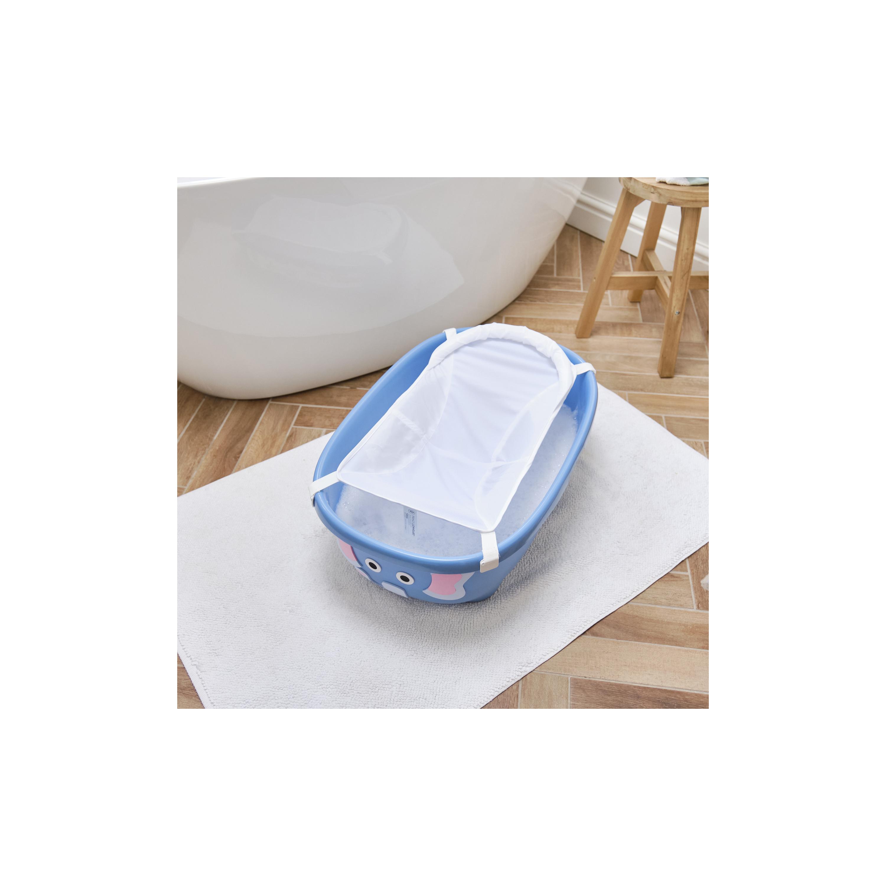 Prince Lionheart Tubimal Baby Bathtub with Sling & Lid - Elephant - Blue-baby-bathandcare-bathtubs-image-8