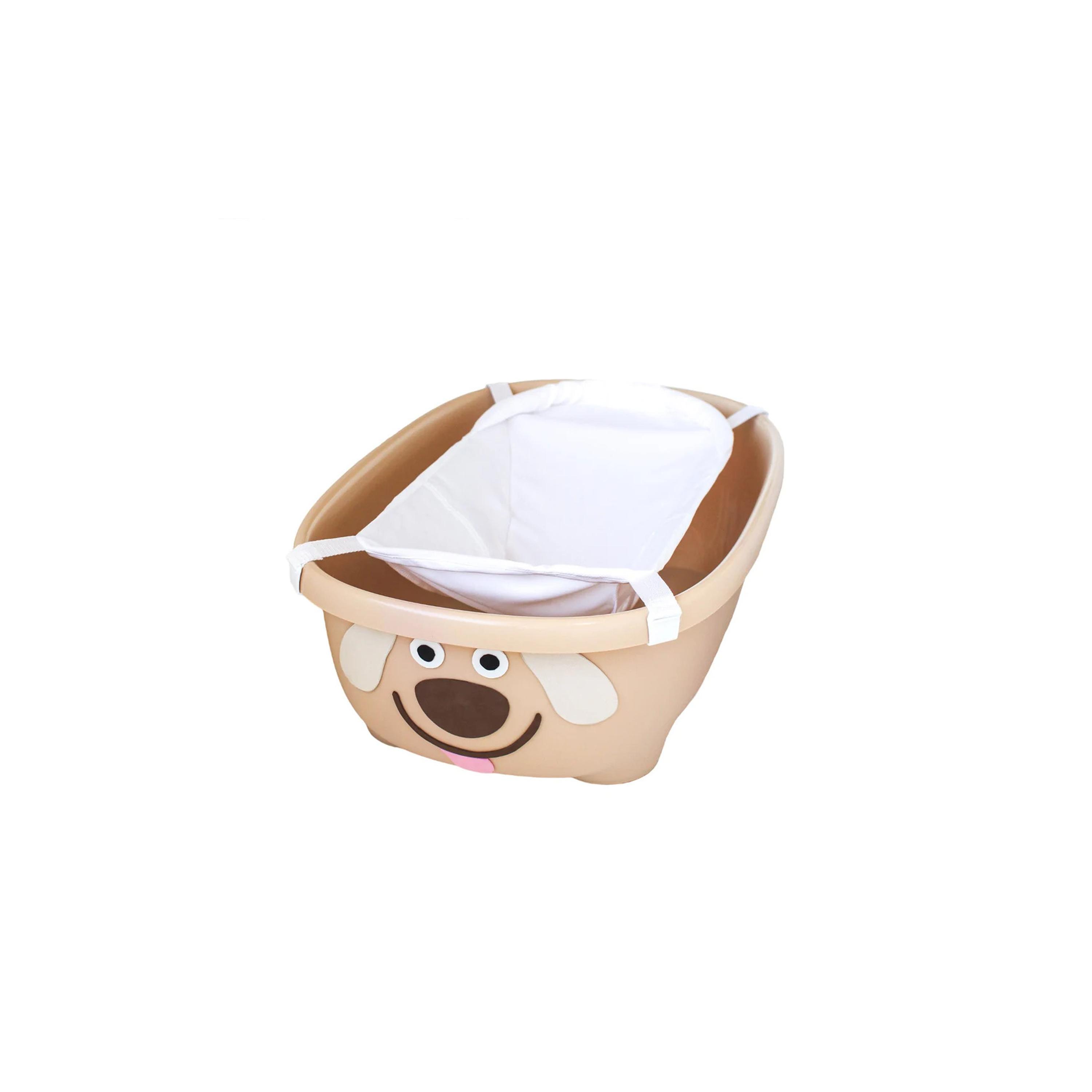 حوض استحمام للأطفال تابيمال مع حمالة وغطاء من برينس لايونهارت - كلب - كريمي-baby-bathandcare-bathtubs-image-10
