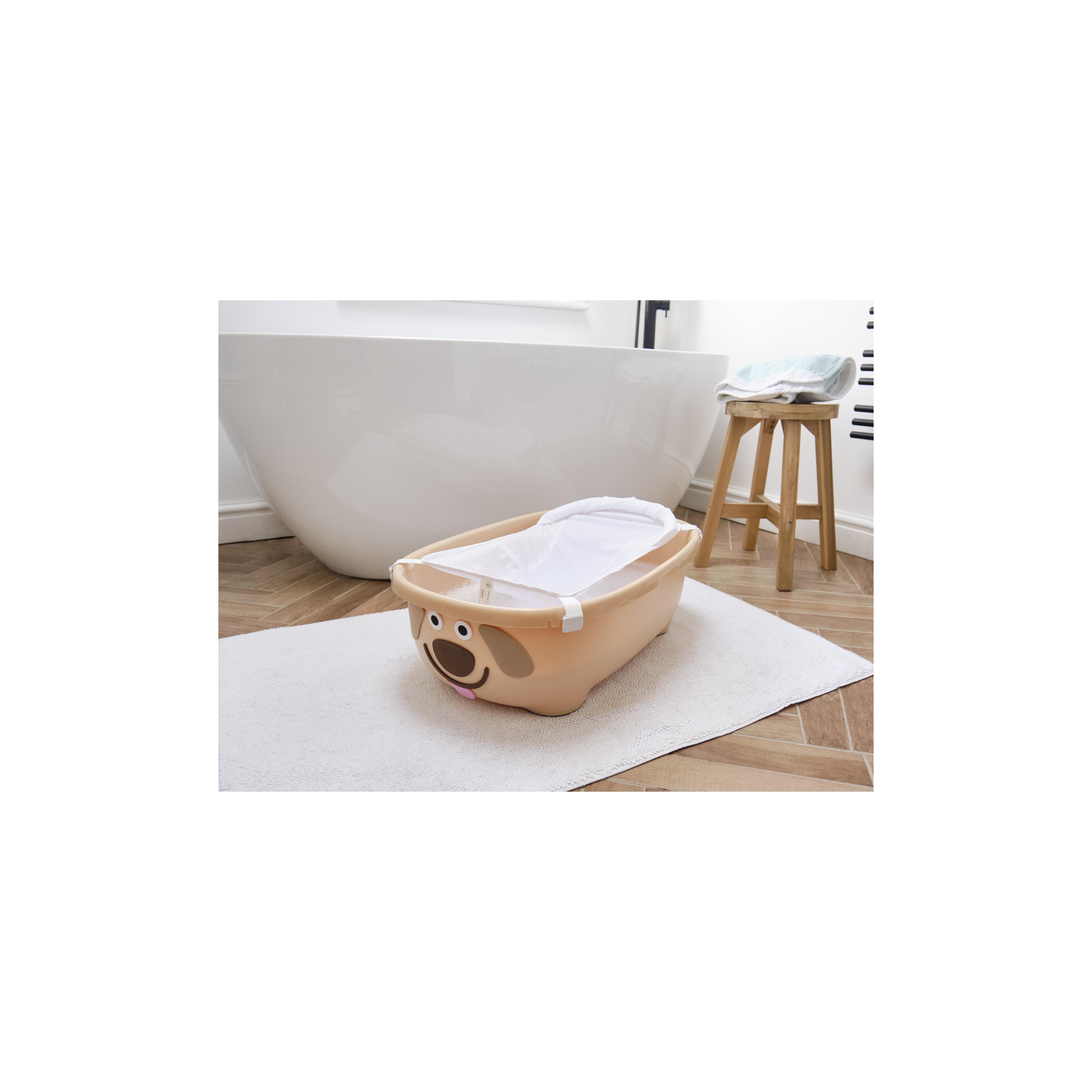 حوض استحمام للأطفال تابيمال مع حمالة وغطاء من برينس لايونهارت - كلب - كريمي-baby-bathandcare-bathtubs-image-12