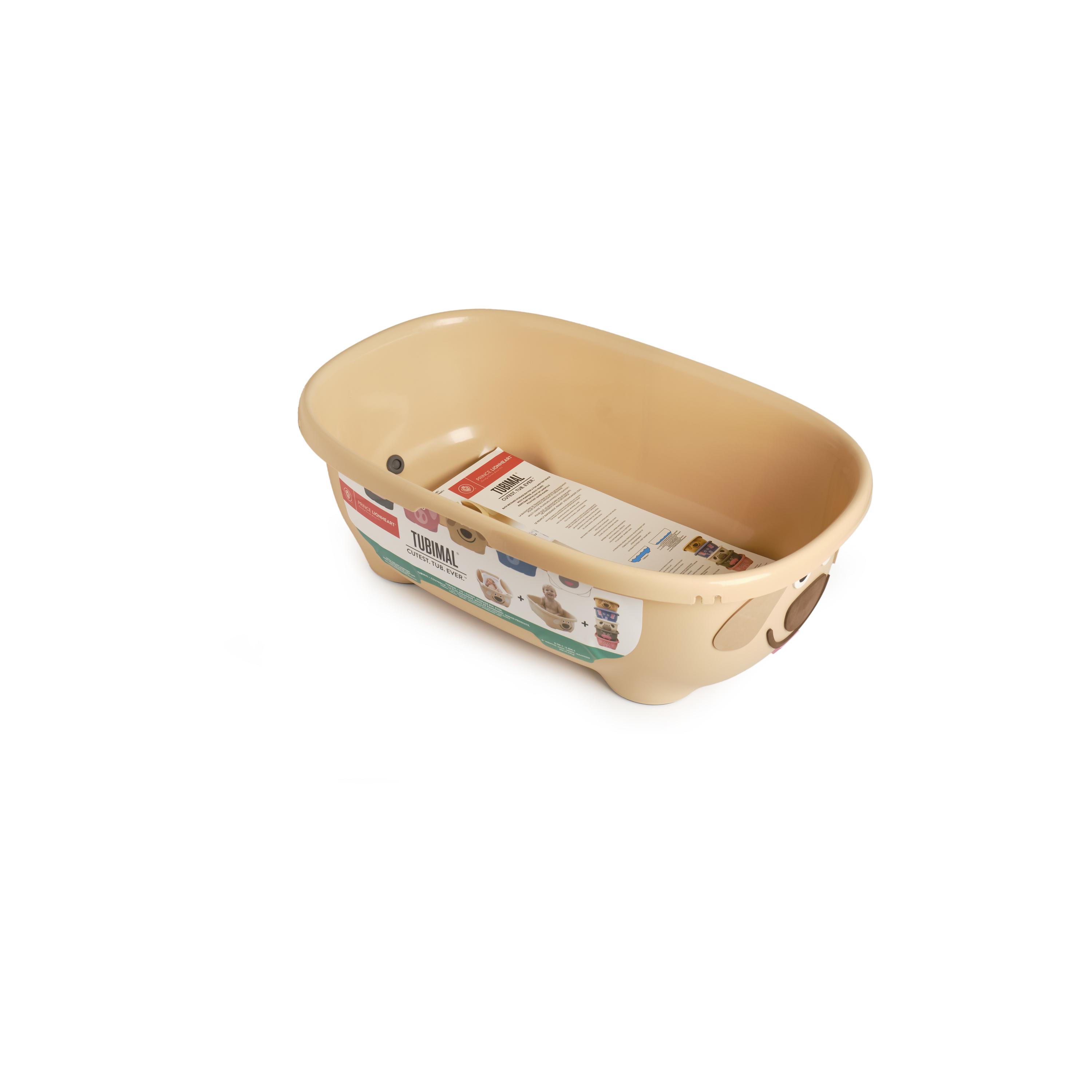 حوض استحمام للأطفال تابيمال مع حمالة وغطاء من برينس لايونهارت - كلب - كريمي-baby-bathandcare-bathtubs-image-2
