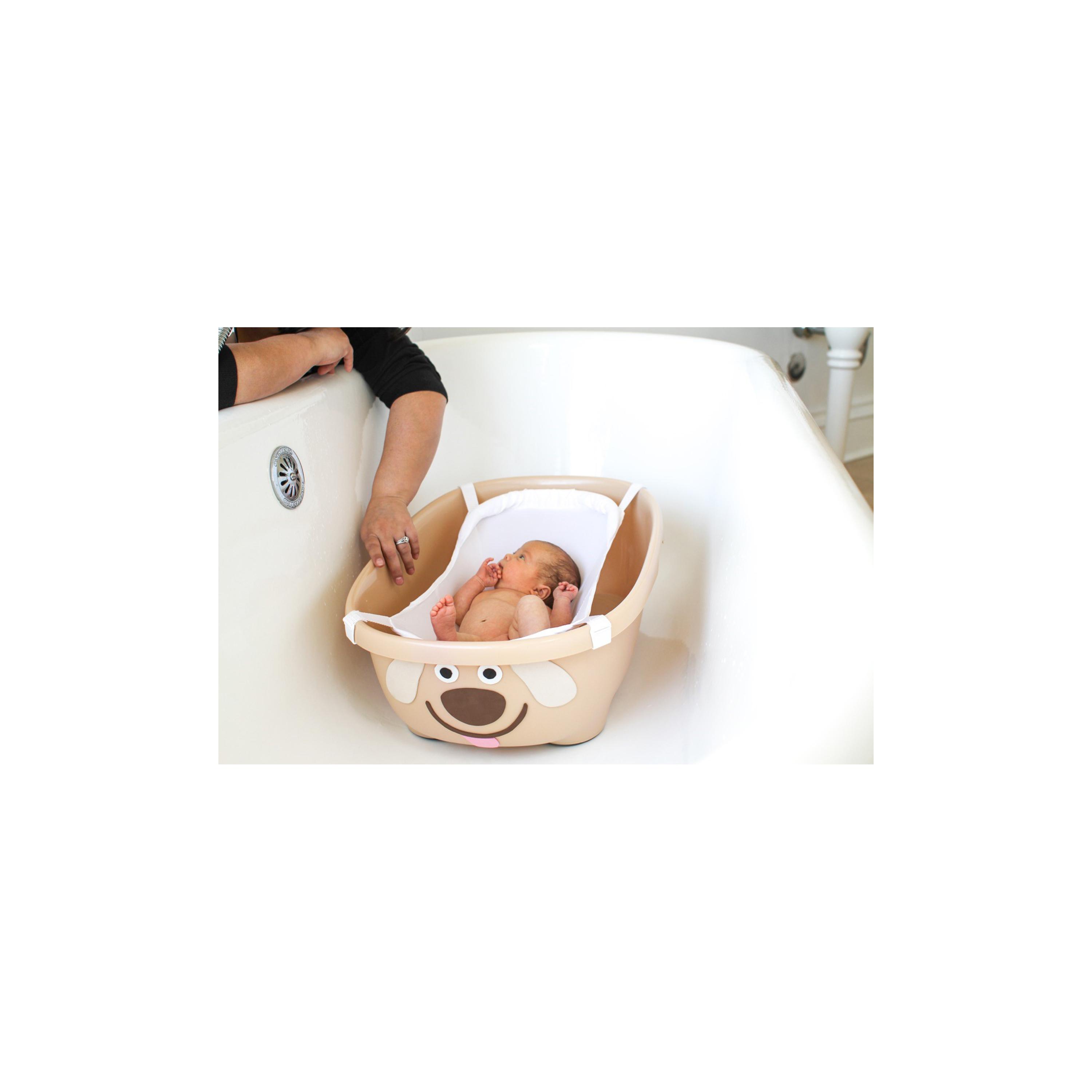 حوض استحمام للأطفال تابيمال مع حمالة وغطاء من برينس لايونهارت - كلب - كريمي-baby-bathandcare-bathtubs-image-3