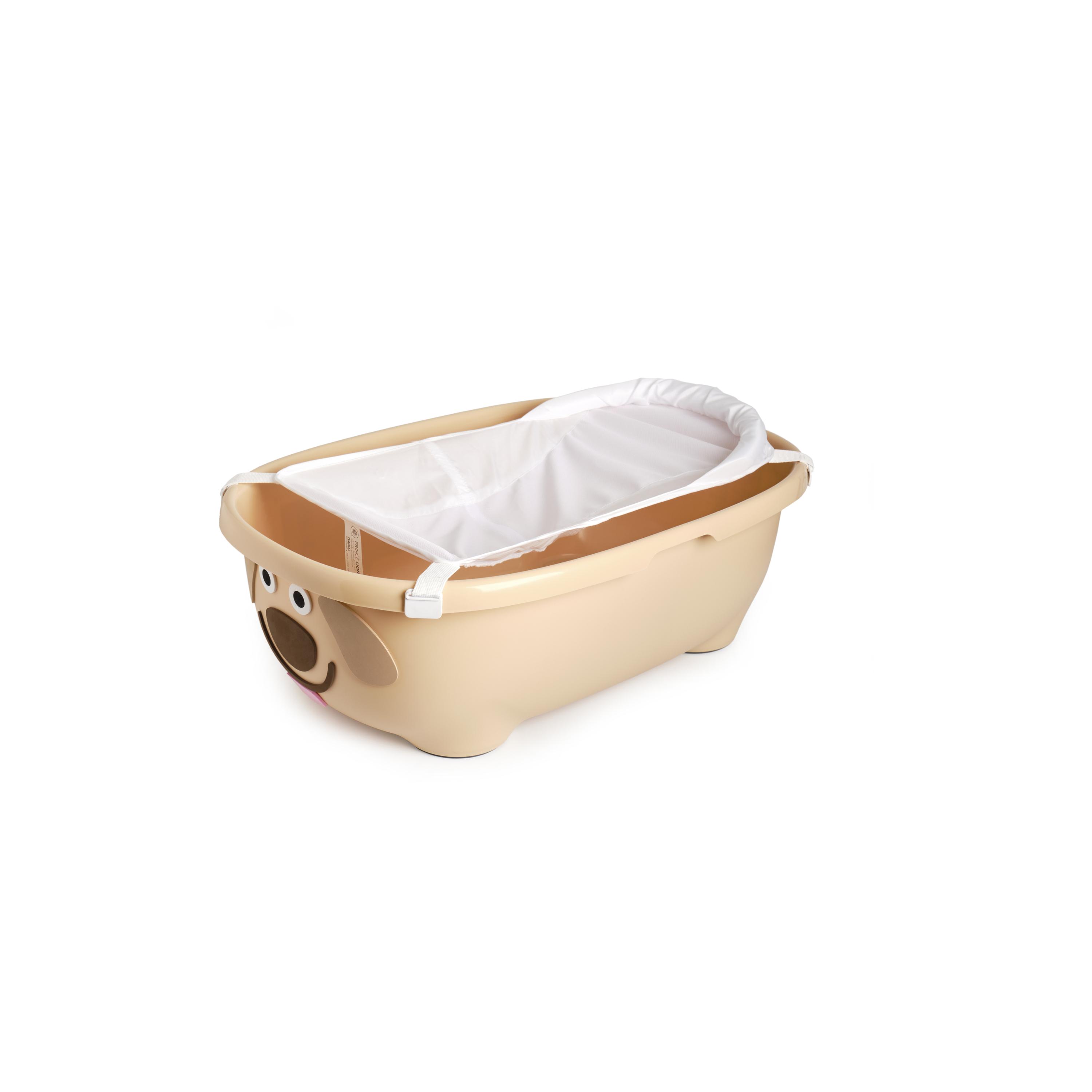 حوض استحمام للأطفال تابيمال مع حمالة وغطاء من برينس لايونهارت - كلب - كريمي-baby-bathandcare-bathtubs-image-7