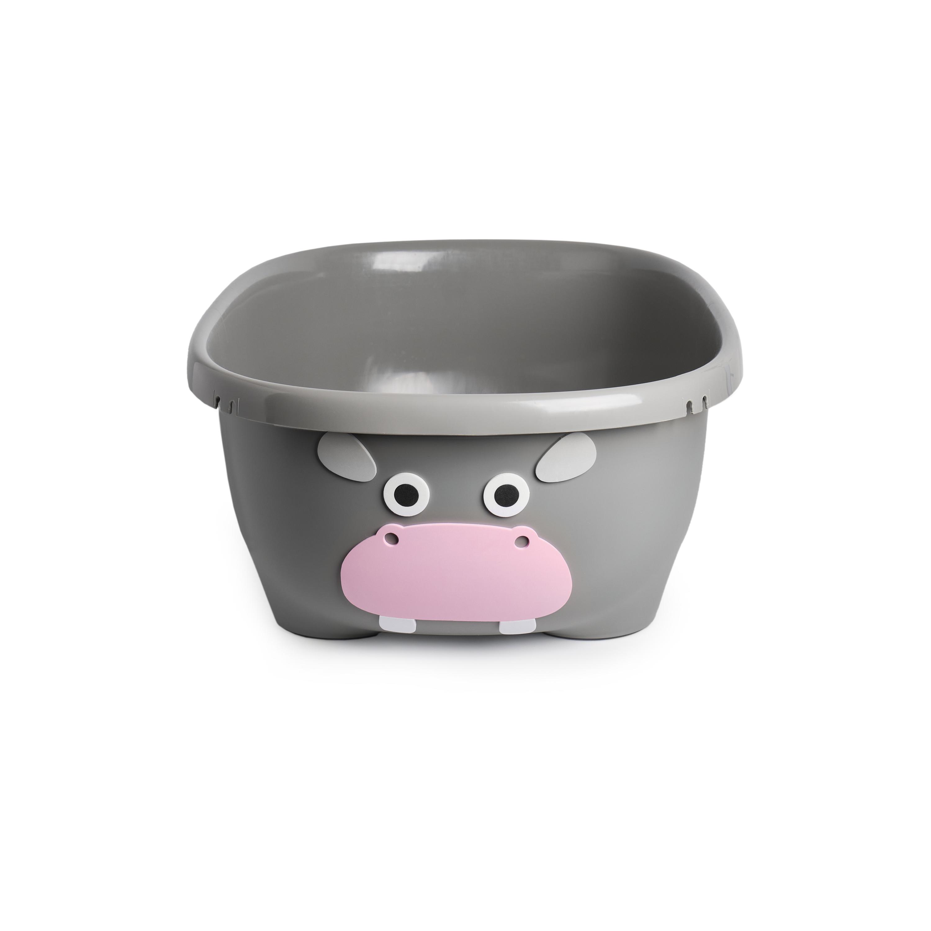 حوض استحمام للأطفال تابيمال مع حمالة وغطاء من برينس لايونهارت - هيبو - رمادي-baby-bathandcare-bathtubs-image-11