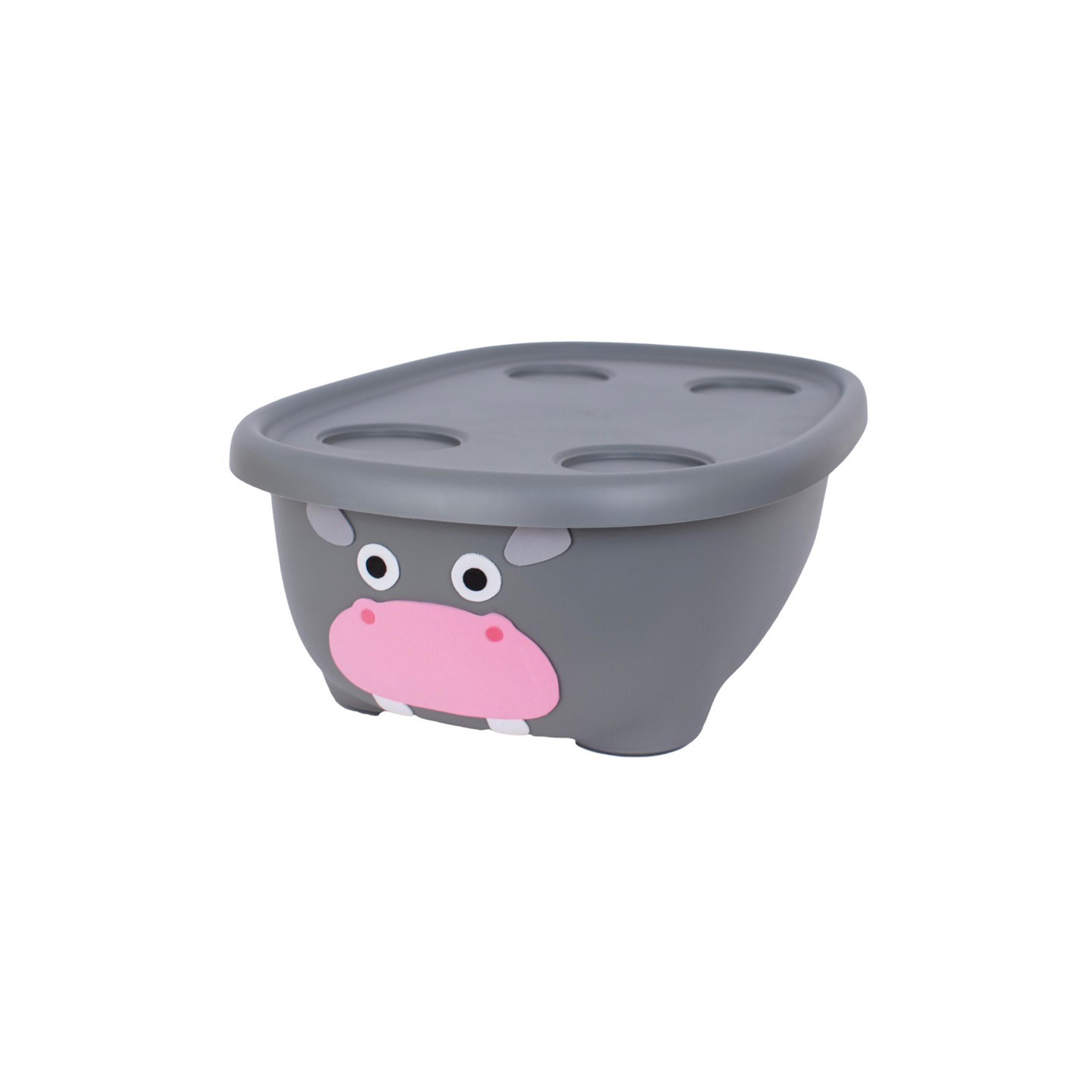 حوض استحمام للأطفال تابيمال مع حمالة وغطاء من برينس لايونهارت - هيبو - رمادي-baby-bathandcare-bathtubs-image-7