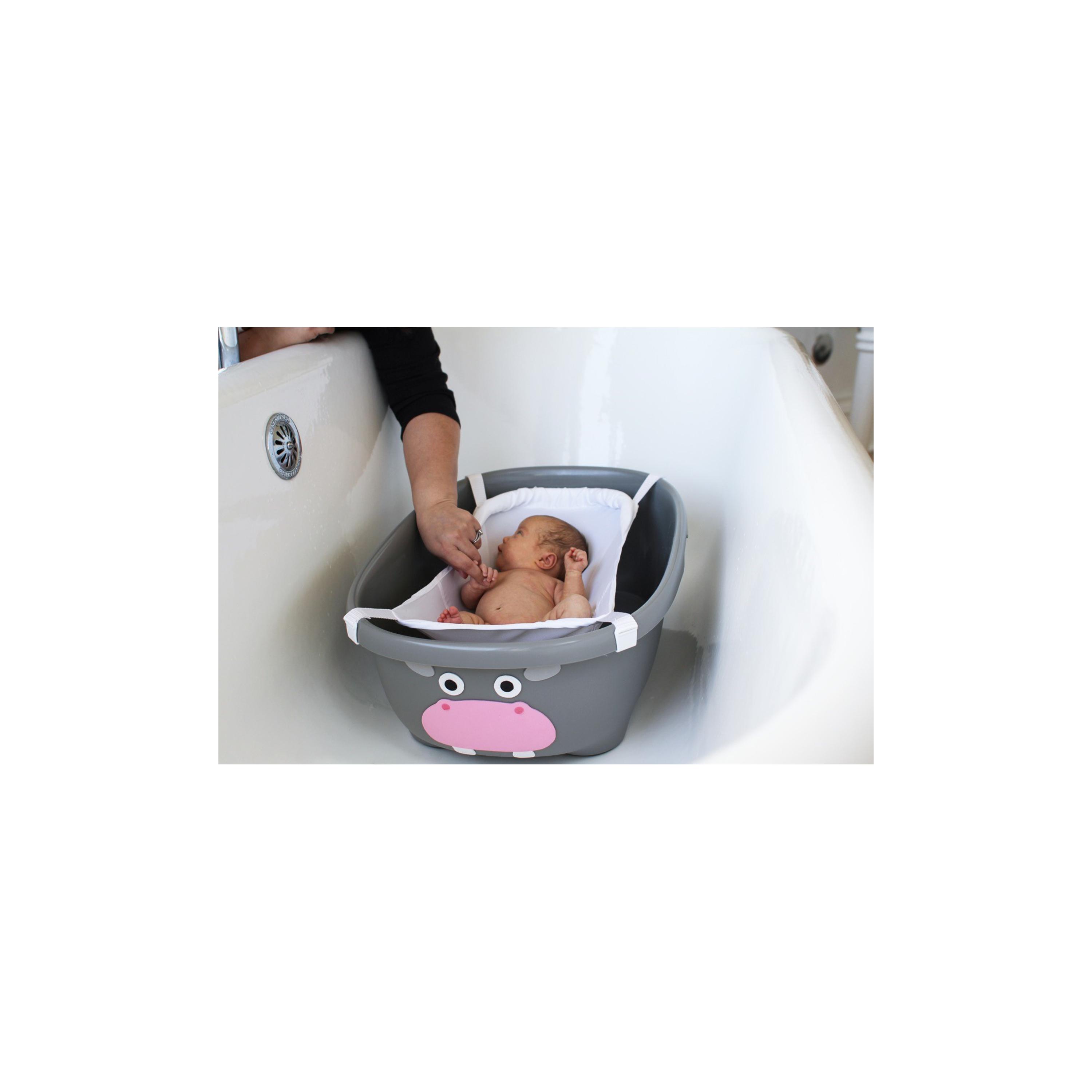 حوض استحمام للأطفال تابيمال مع حمالة وغطاء من برينس لايونهارت - هيبو - رمادي-baby-bathandcare-bathtubs-image-9