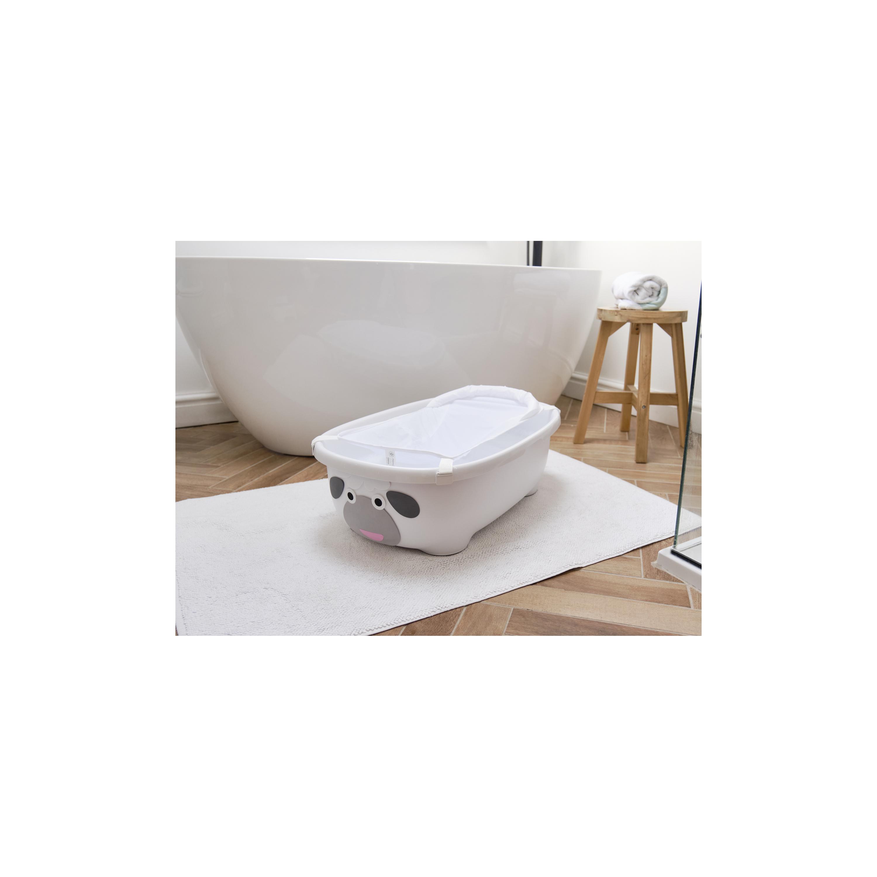حوض استحمام للأطفال تابيمال مع حمالة وغطاء من برينس لايونهارت - خروف - أبيض-baby-bathandcare-bathtubs-image-11
