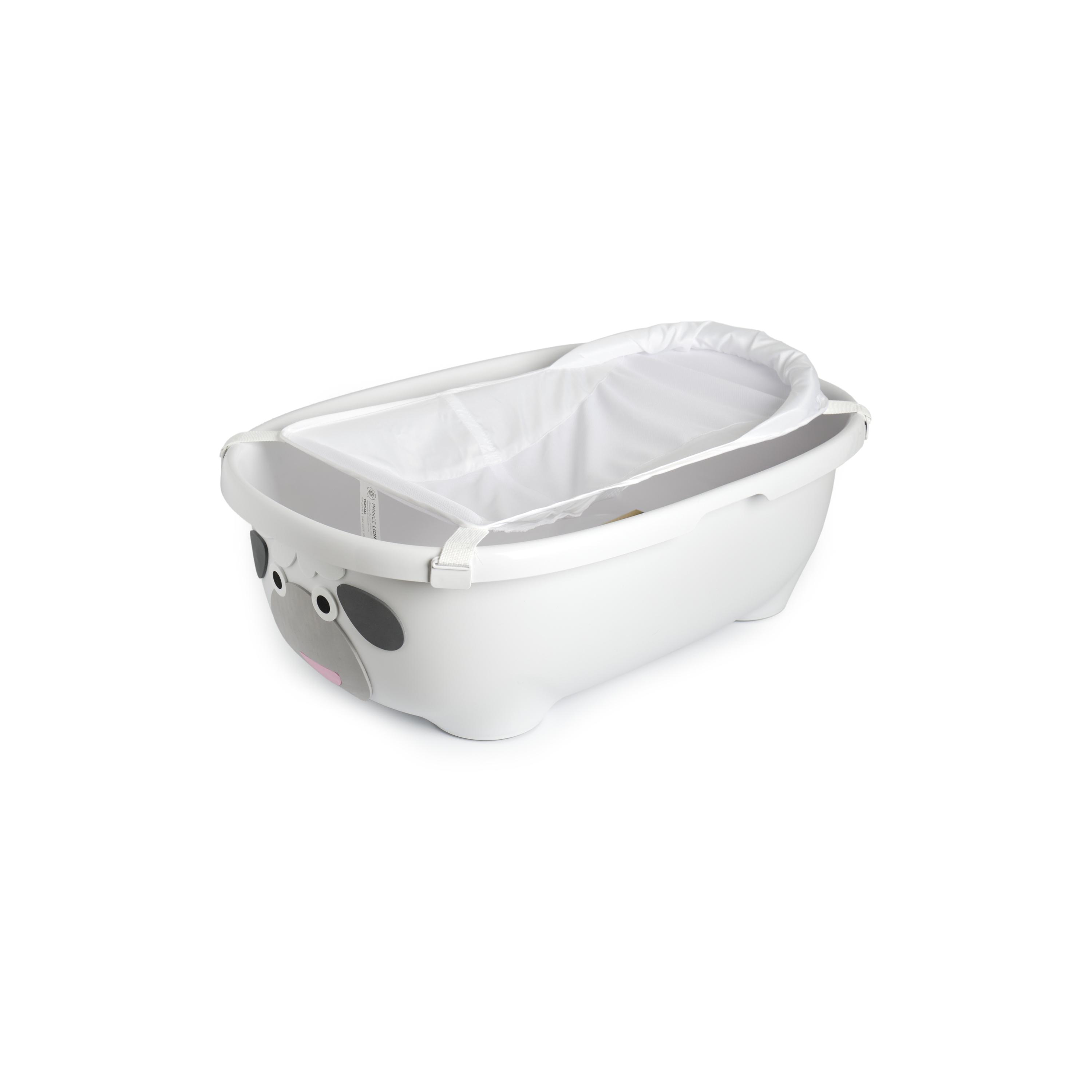 حوض استحمام للأطفال تابيمال مع حمالة وغطاء من برينس لايونهارت - خروف - أبيض-baby-bathandcare-bathtubs-image-5