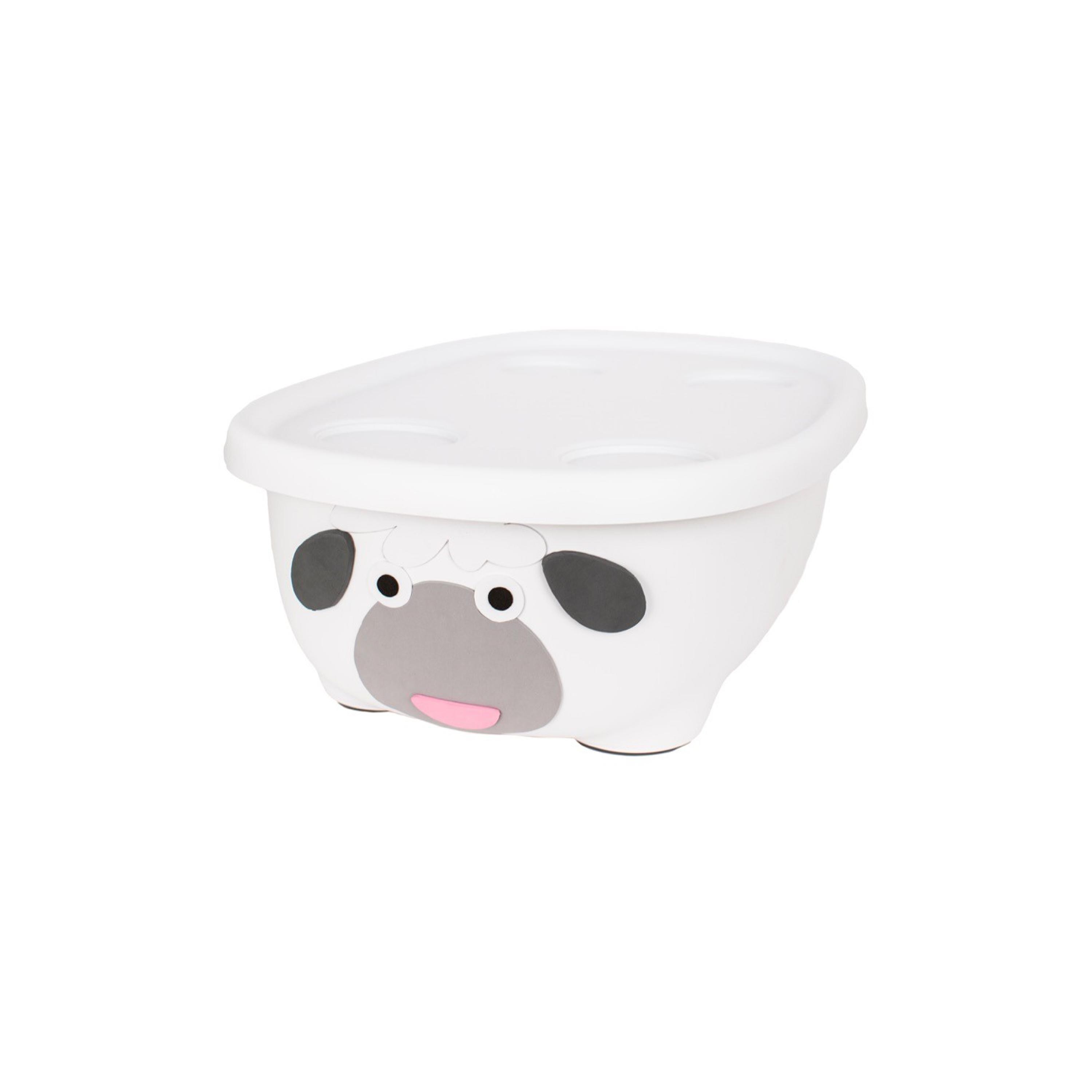 حوض استحمام للأطفال تابيمال مع حمالة وغطاء من برينس لايونهارت - خروف - أبيض-baby-bathandcare-bathtubs-image-6