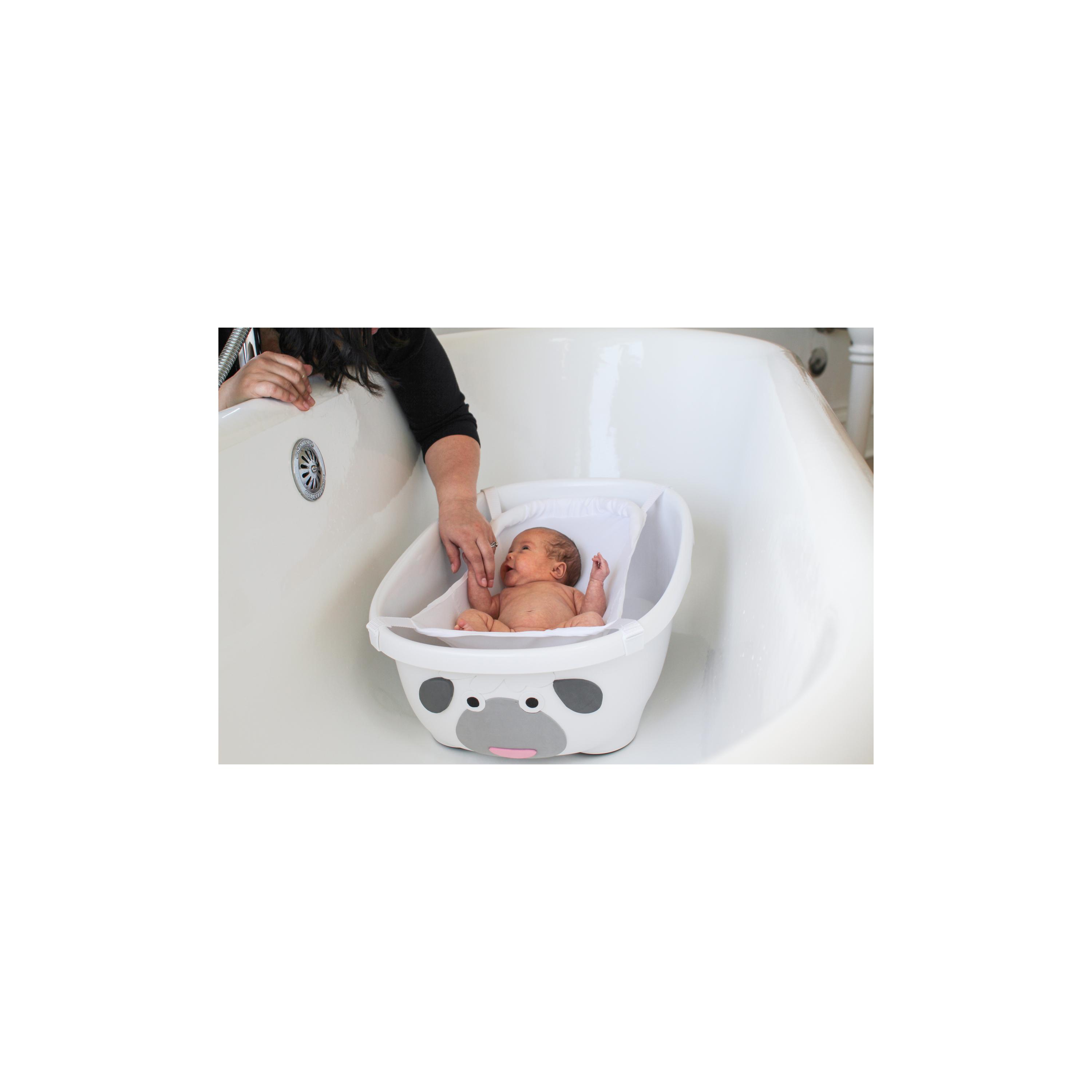 حوض استحمام للأطفال تابيمال مع حمالة وغطاء من برينس لايونهارت - خروف - أبيض-baby-bathandcare-bathtubs-image-8