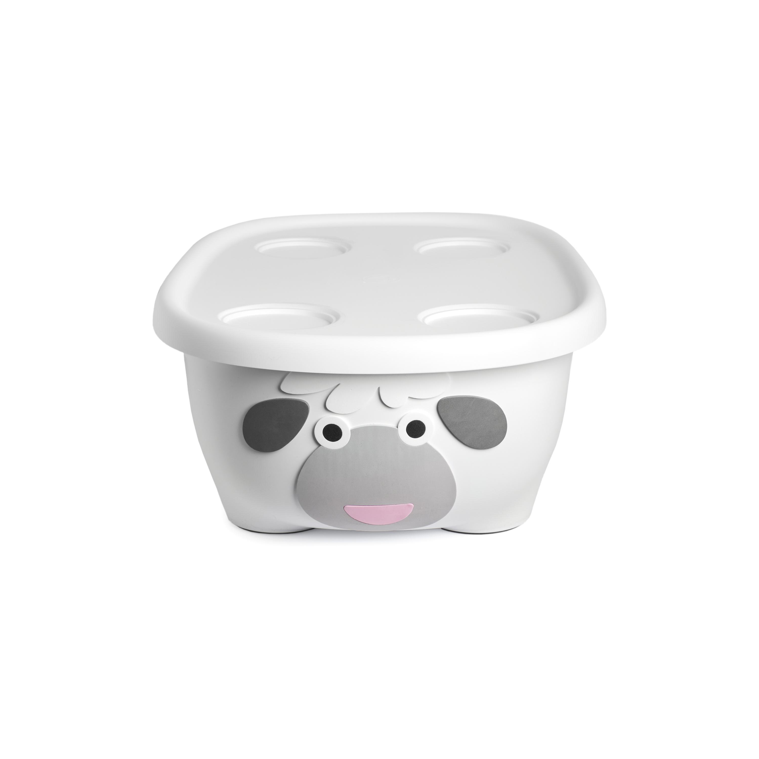 حوض استحمام للأطفال تابيمال مع حمالة وغطاء من برينس لايونهارت - خروف - أبيض-baby-bathandcare-bathtubs-image-9