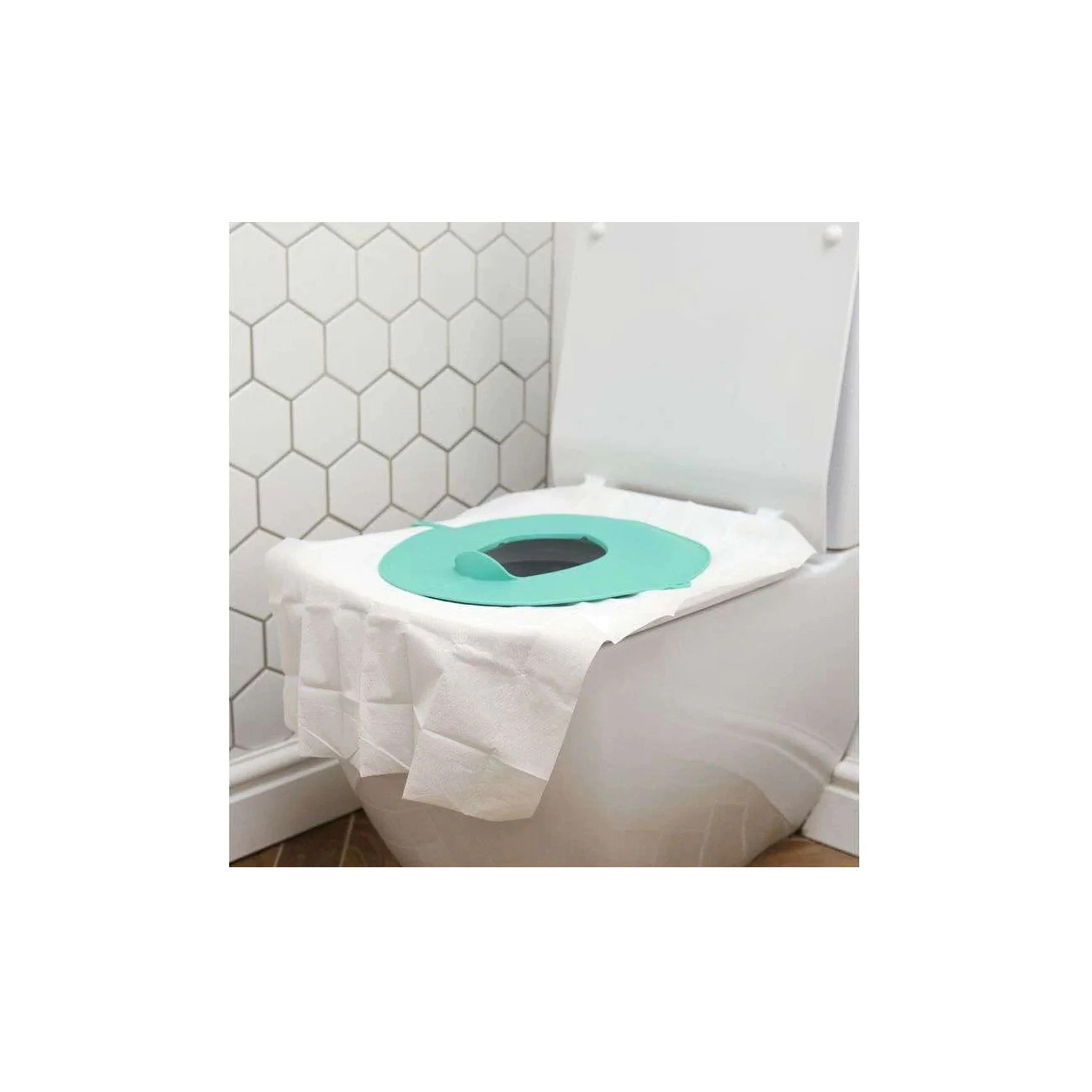 Prince Lionheart 3-Piece Disposable Toilet Seat Liners - White-baby-diapering-pottytraining-image-3