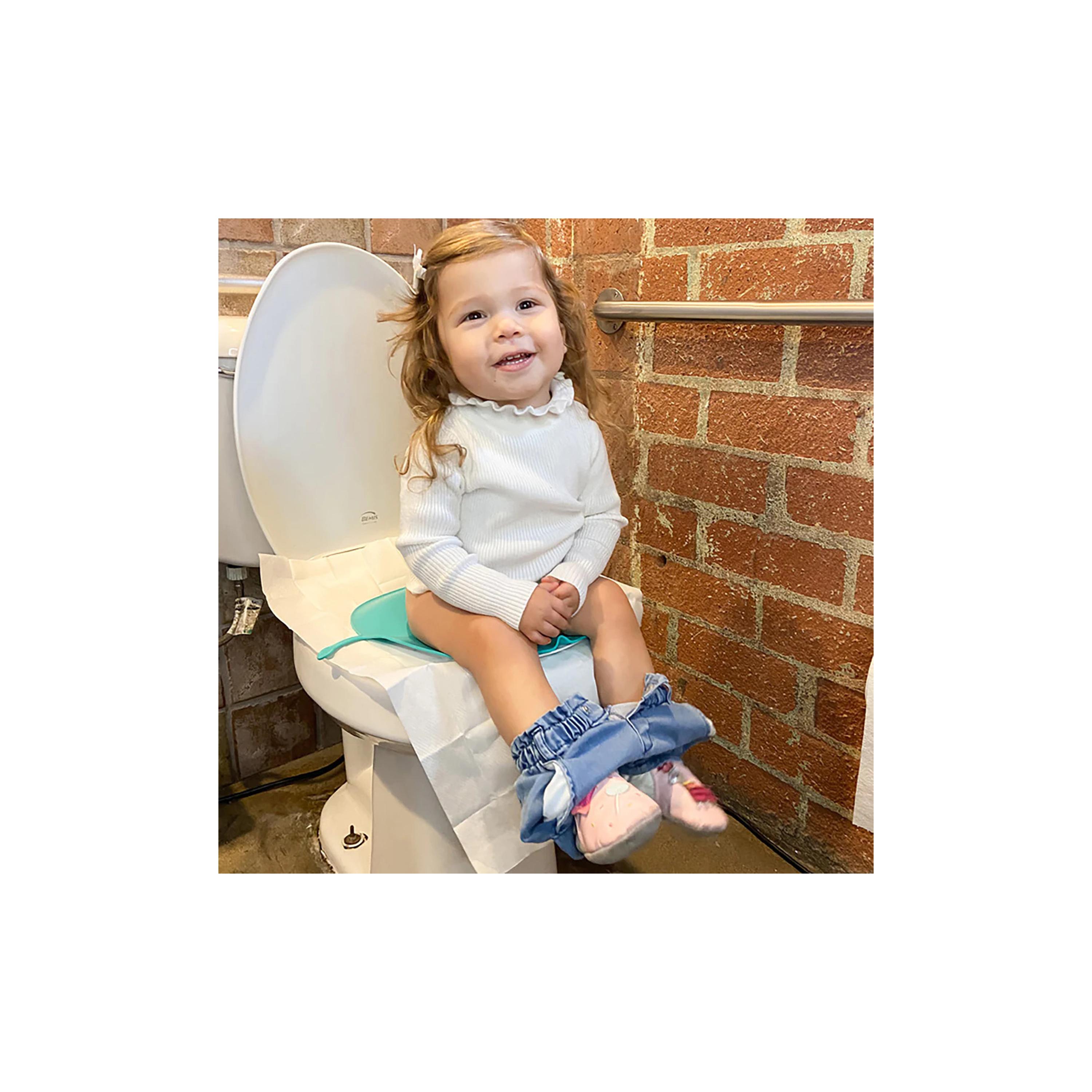 Prince Lionheart 3-Piece Disposable Toilet Seat Liners - White-baby-diapering-pottytraining-image-5