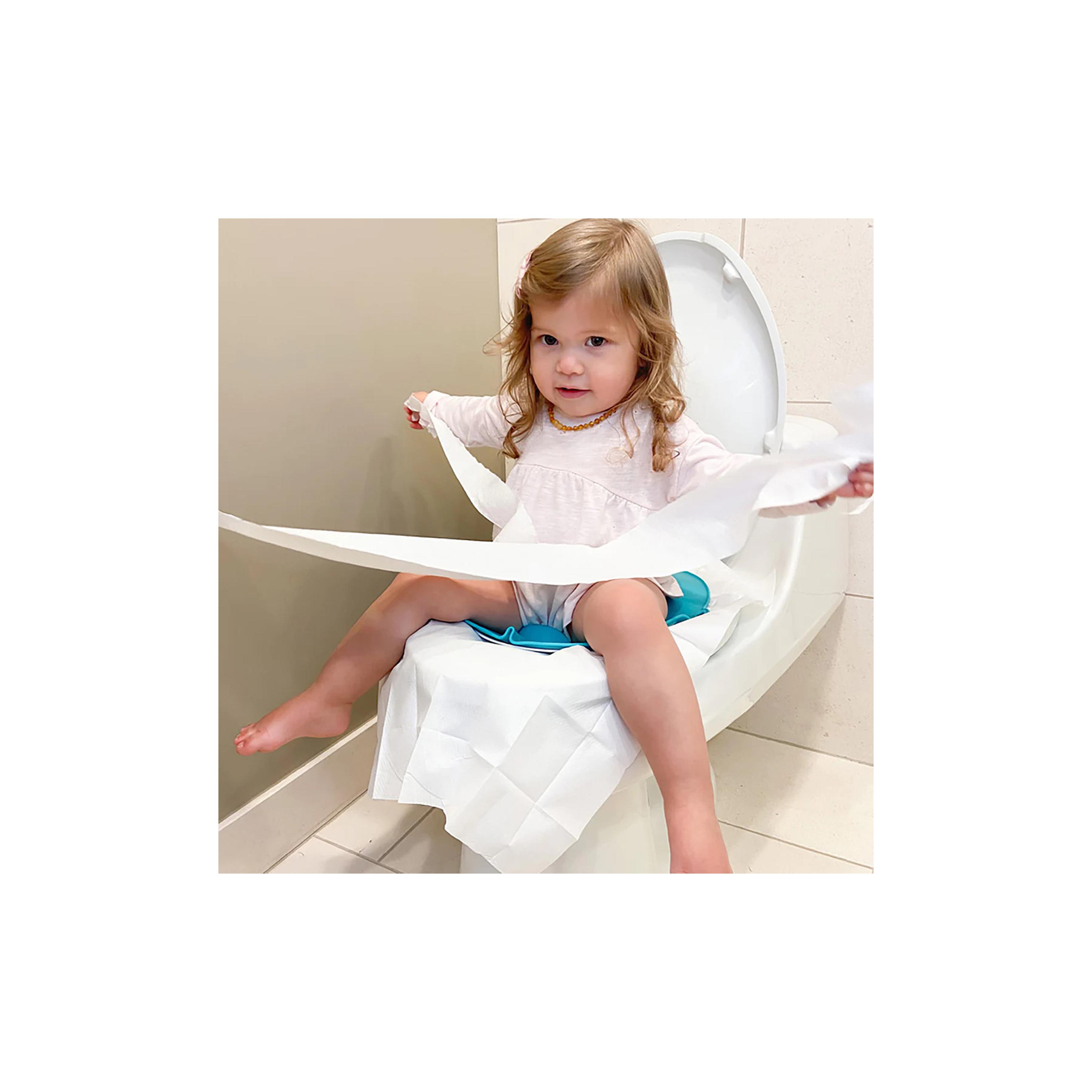 Prince Lionheart 3-Piece Disposable Toilet Seat Liners - White-baby-diapering-pottytraining-image-6