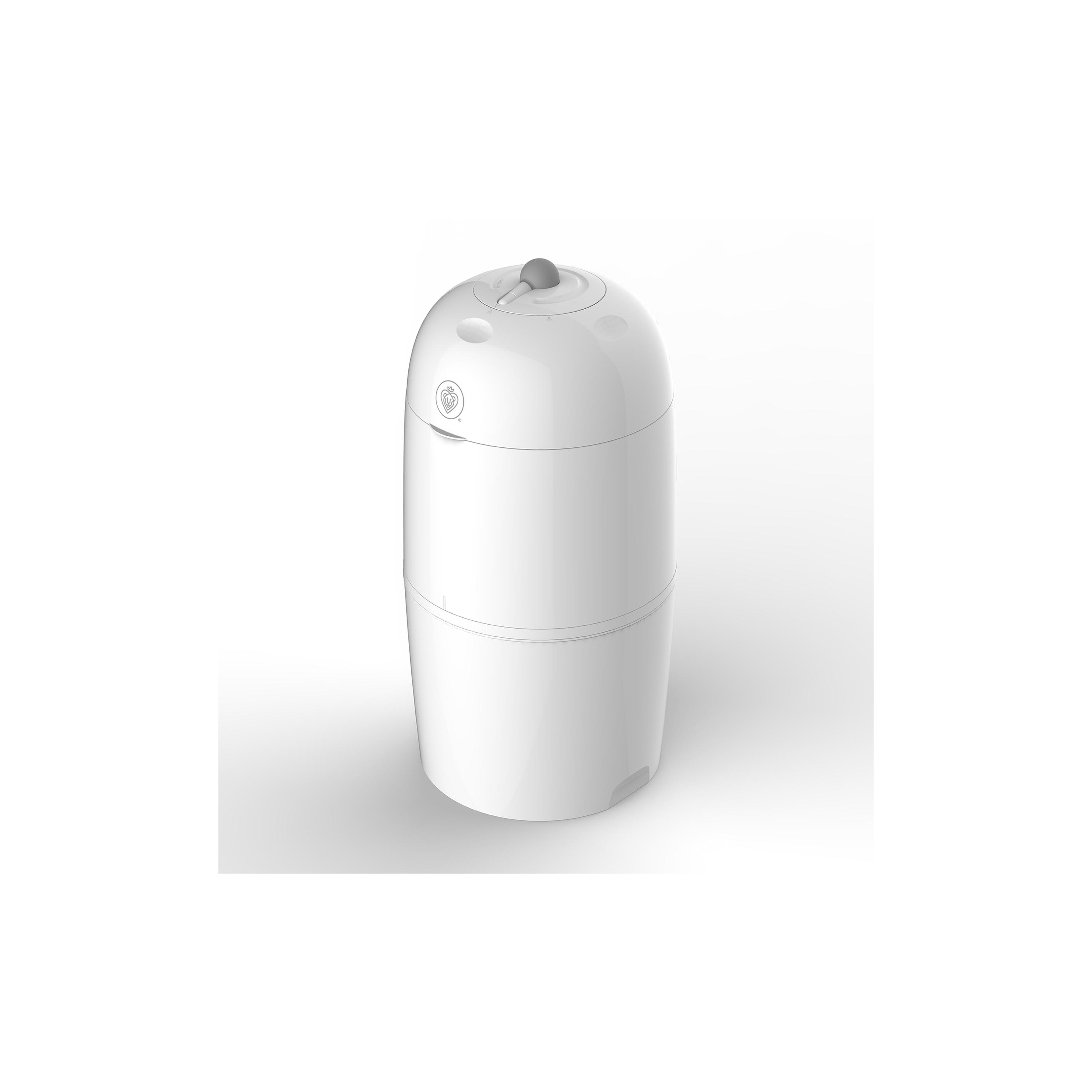Prince Lionheart My Twist'r Nappy Disposal Diaper Pail - White-baby-diapering-binsandrefills-image-4
