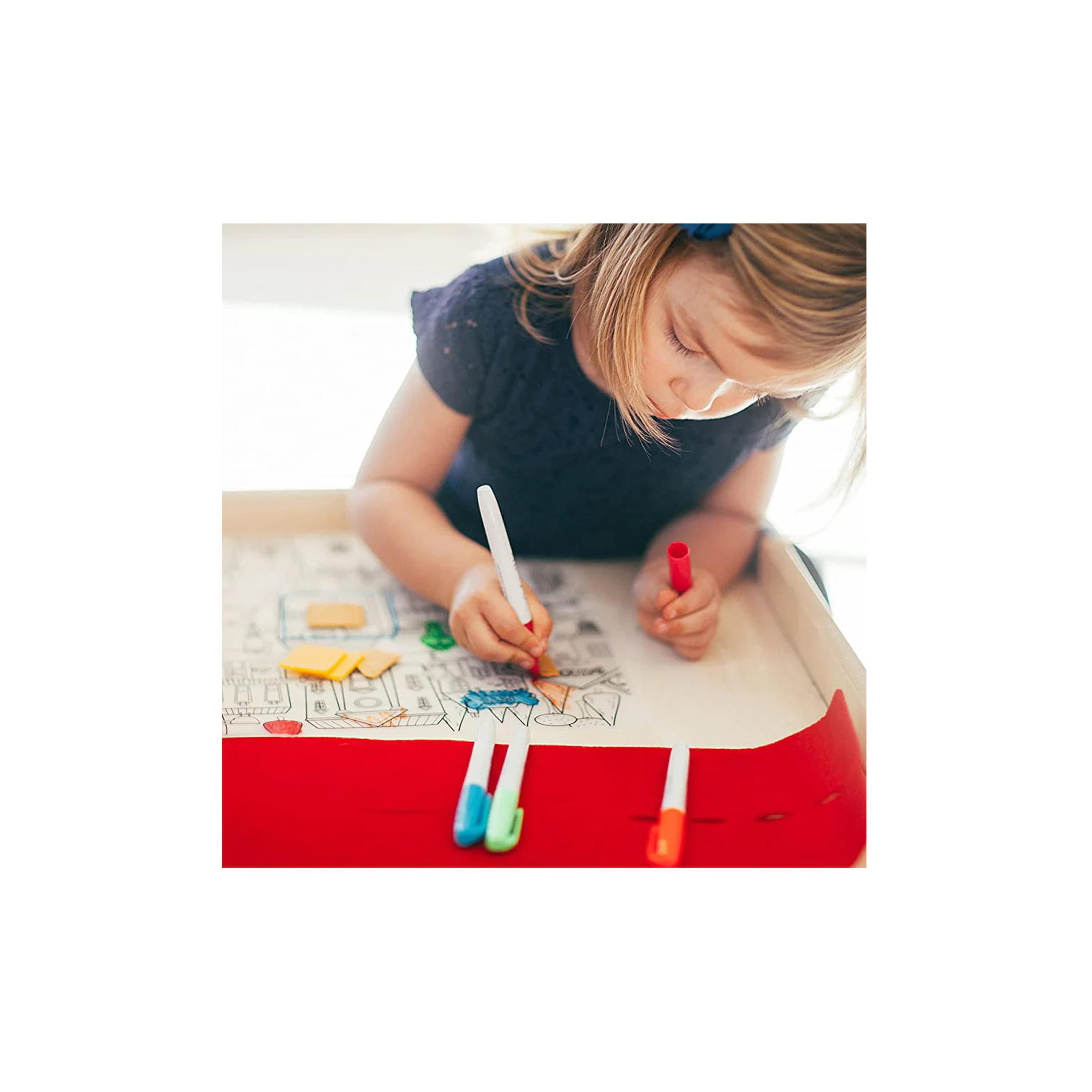 Prince Lionheart Colour & Draw Reusable Placemat - Farm-school-artsandcrafts-image-5