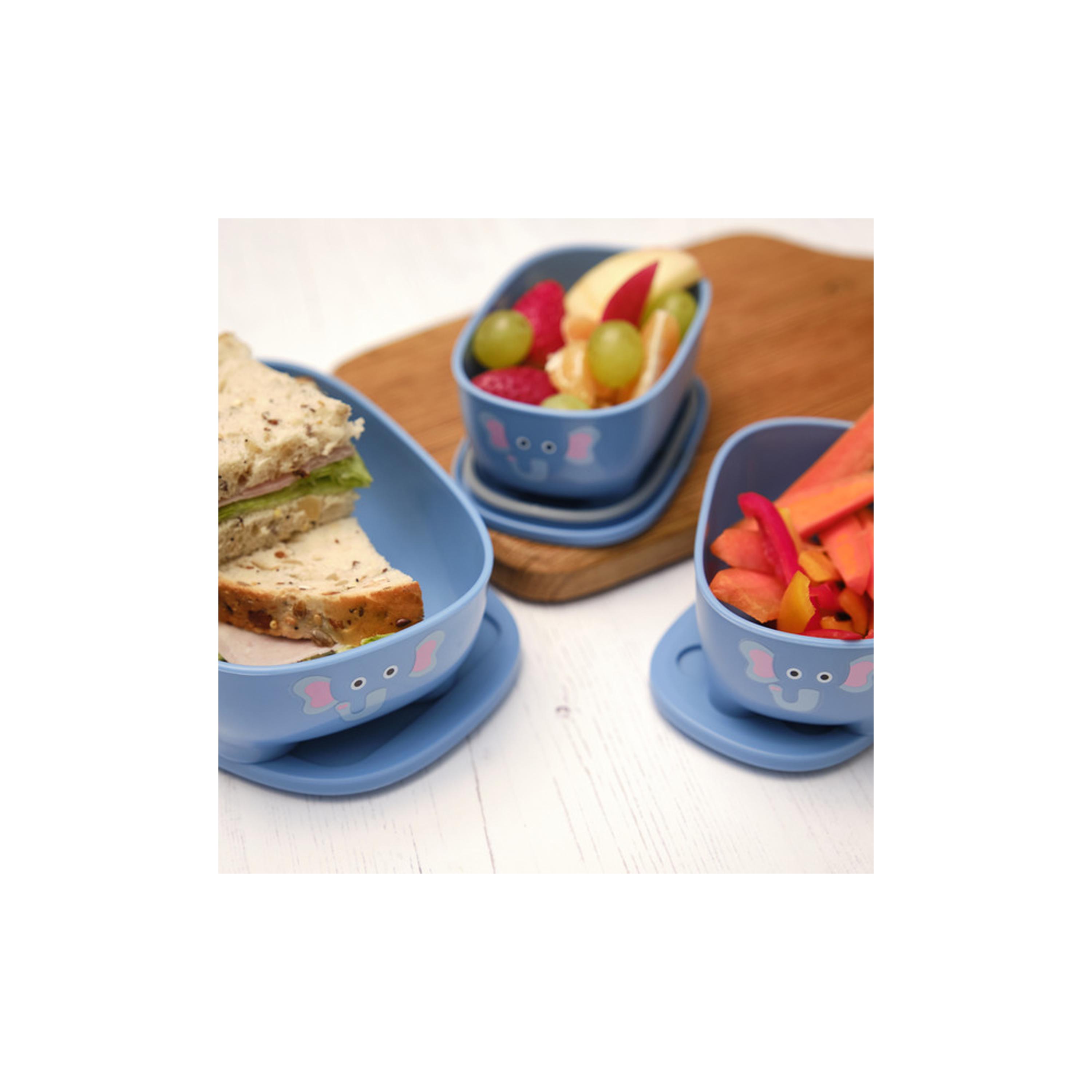 Prince Lionheart Bentomal To-Go Food Containers - Elephant - Blue-baby-feeding-mealtimeessentials-image-4