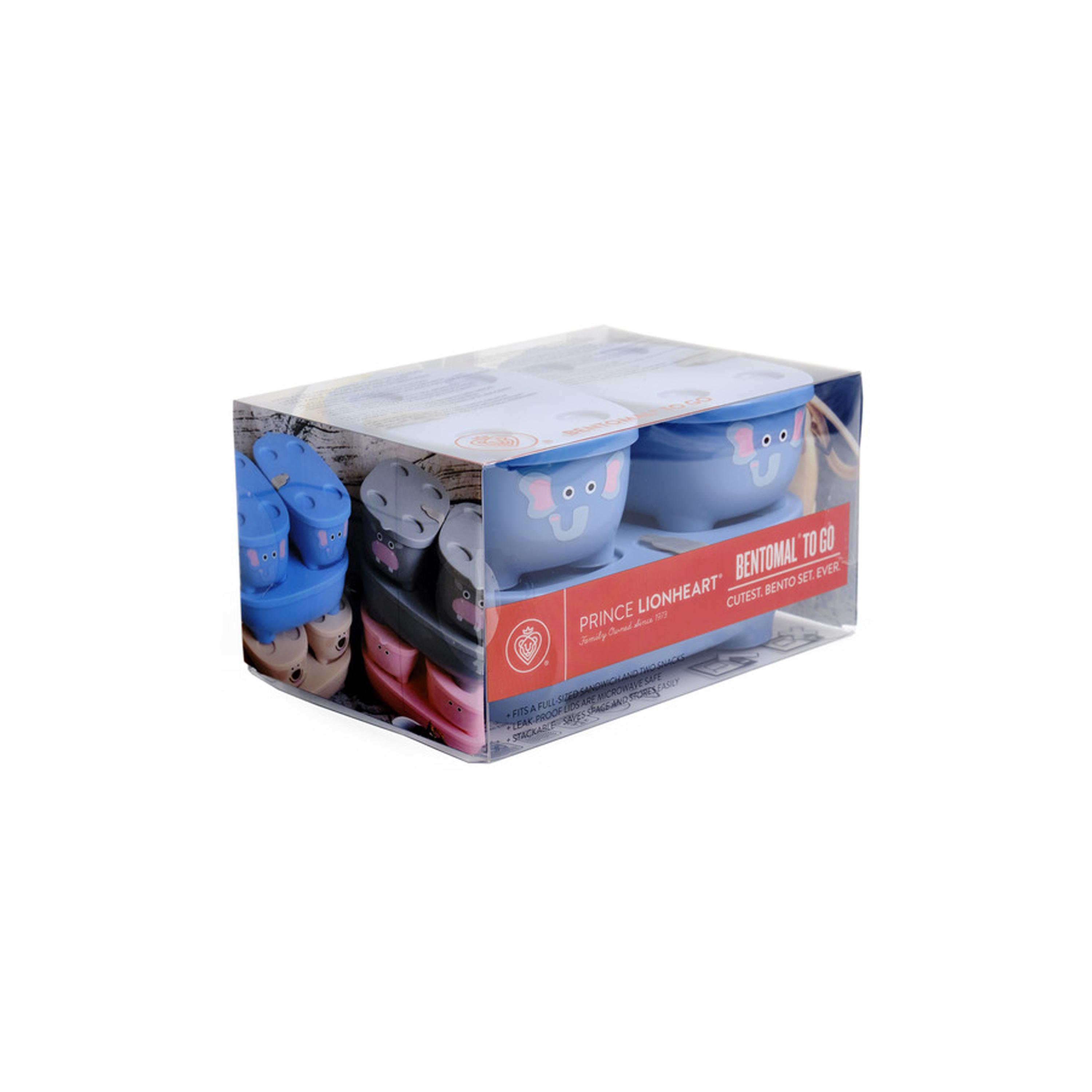 Prince Lionheart Bentomal To-Go Food Containers - Elephant - Blue-baby-feeding-mealtimeessentials-image-7
