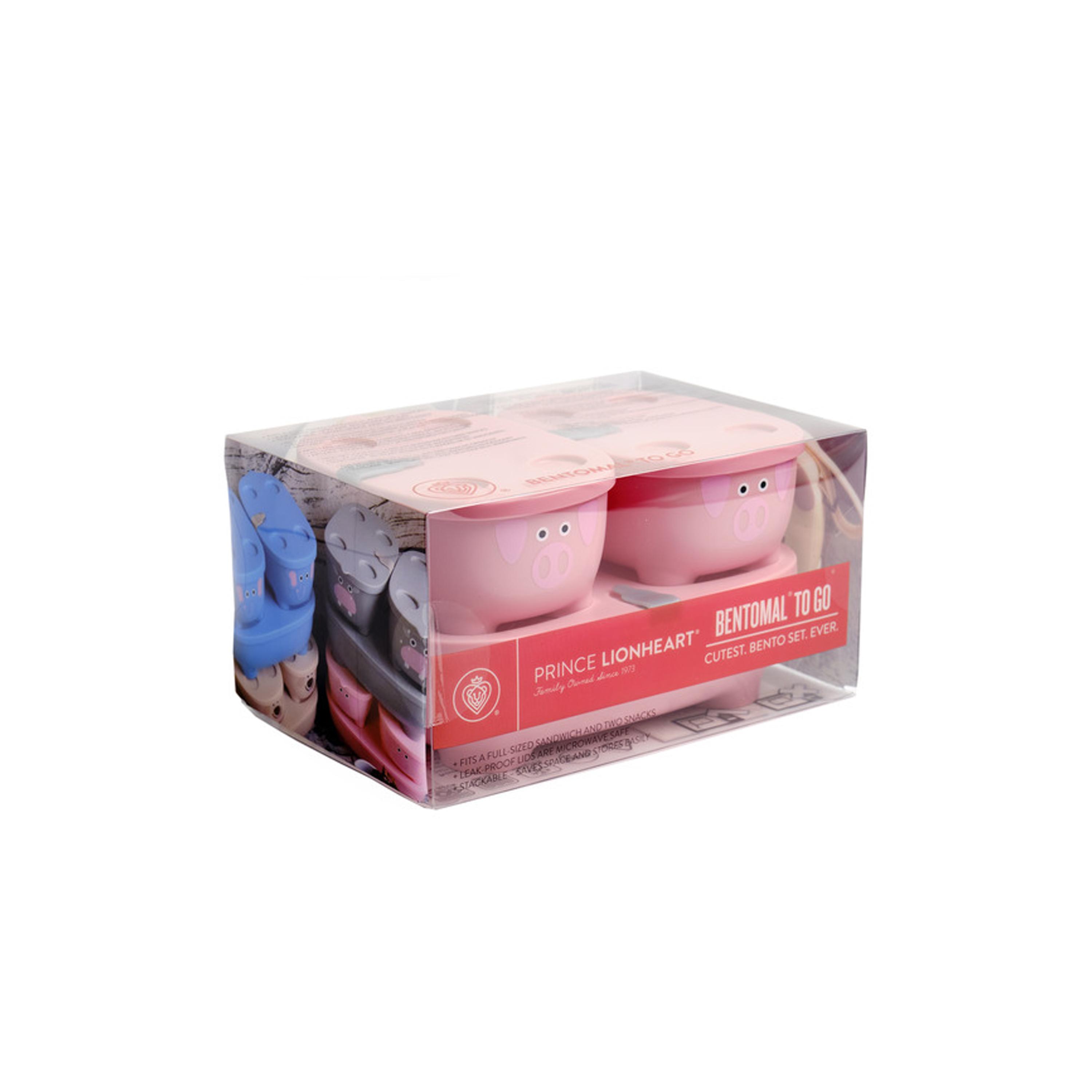 Prince Lionheart Bentomal To-Go Food Containers - Pig - Pink-baby-feeding-mealtimeessentials-image-6
