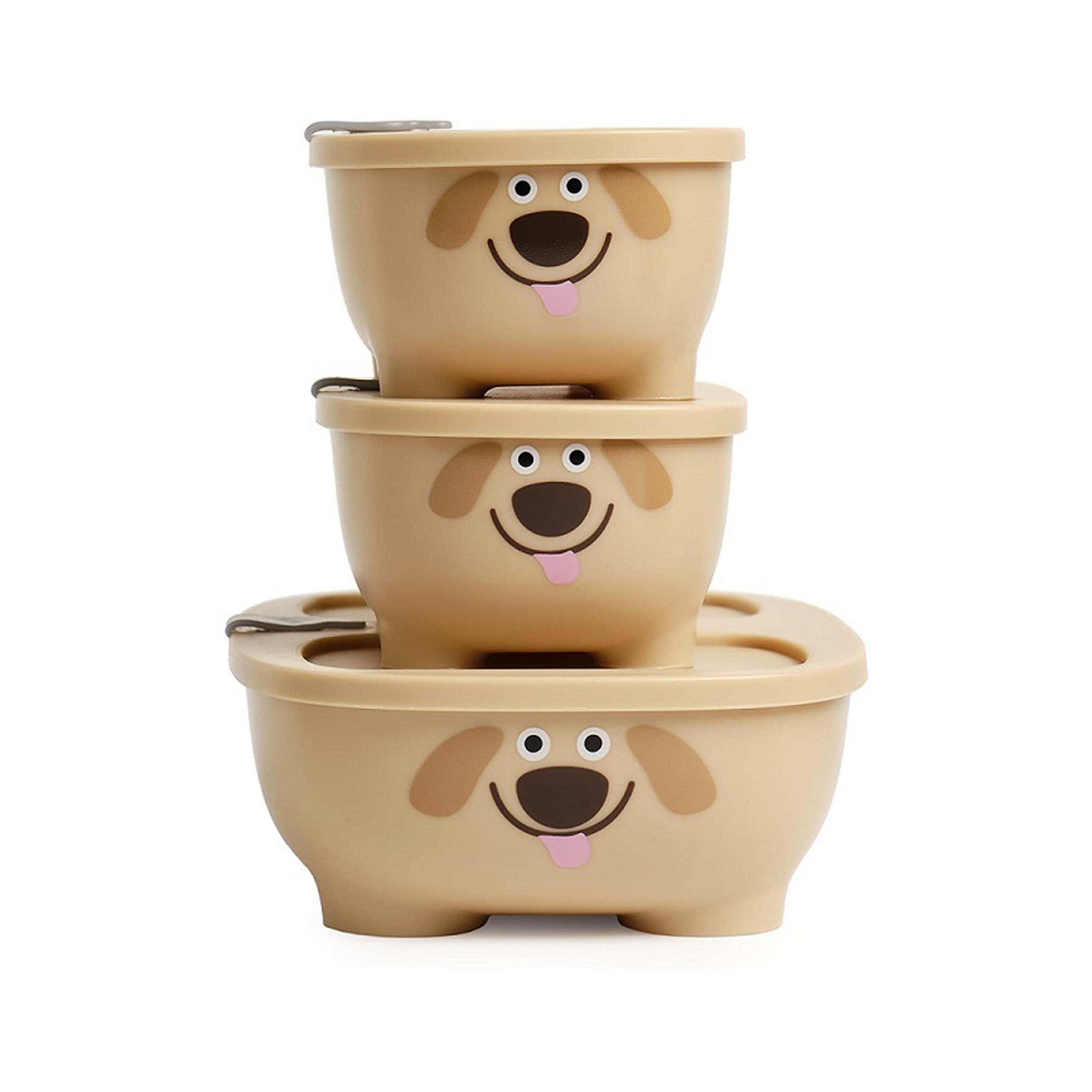 Prince Lionheart Bentomal To-Go Food Containers - Dog - Cream-baby-feeding-mealtimeessentials-image-1