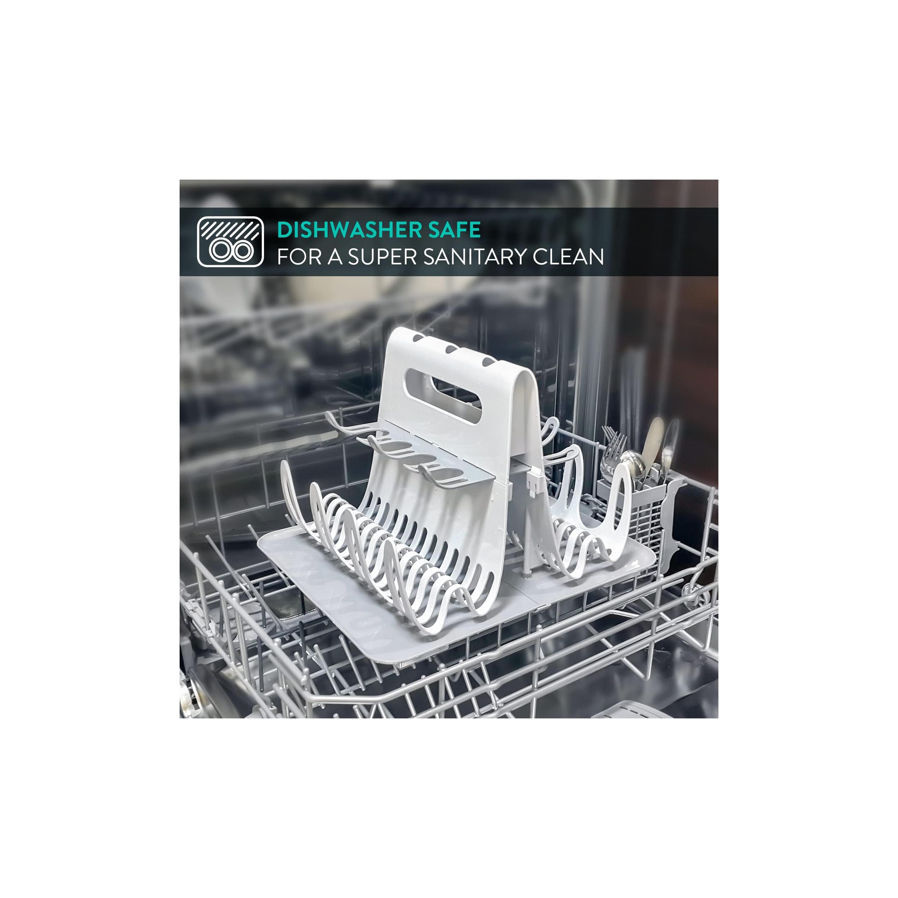 Prince Lionheart 6-Piece Deluxe Drying Racks - White-baby-feeding-accessories-image-3
