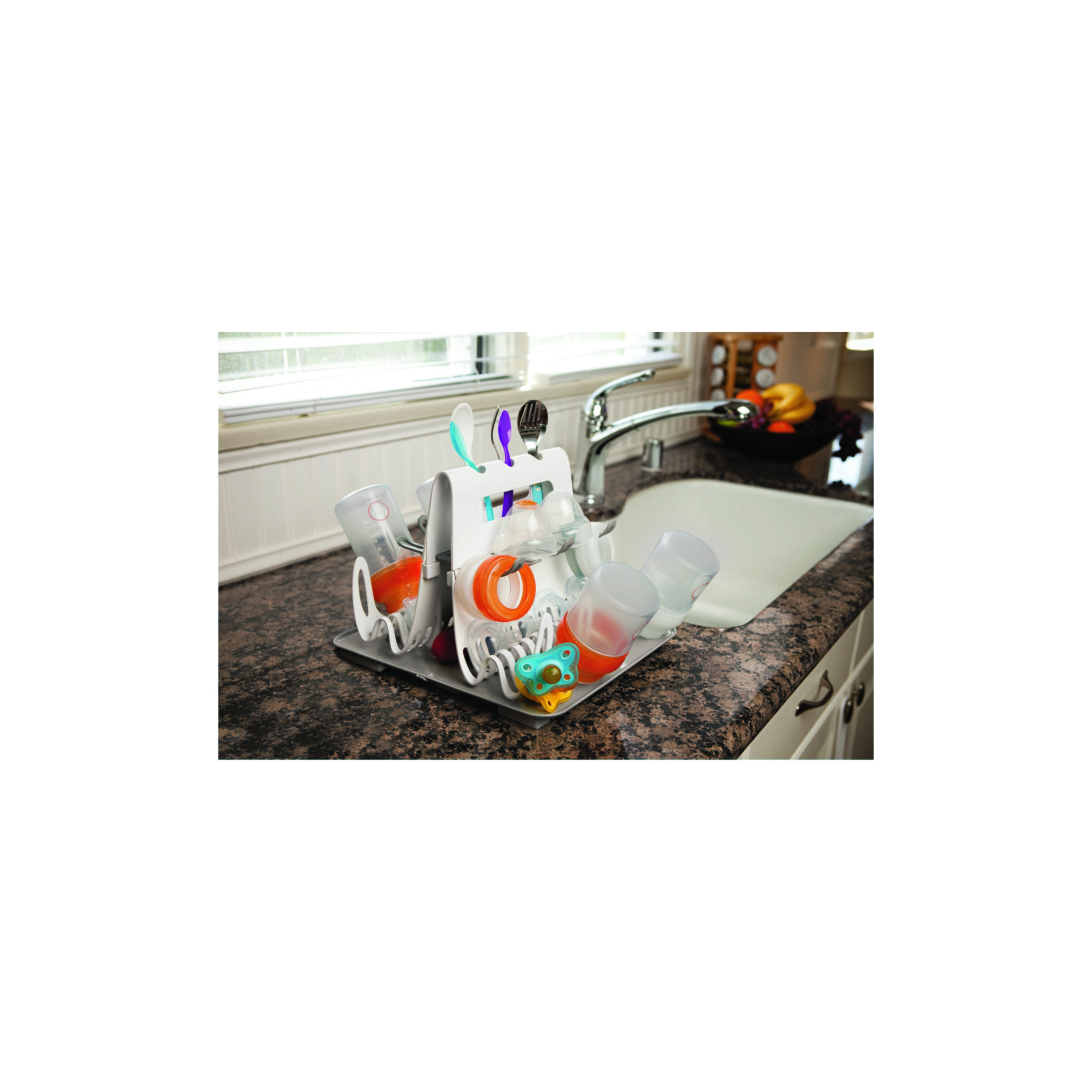 Prince Lionheart 6-Piece Deluxe Drying Racks - White-baby-feeding-accessories-image-8