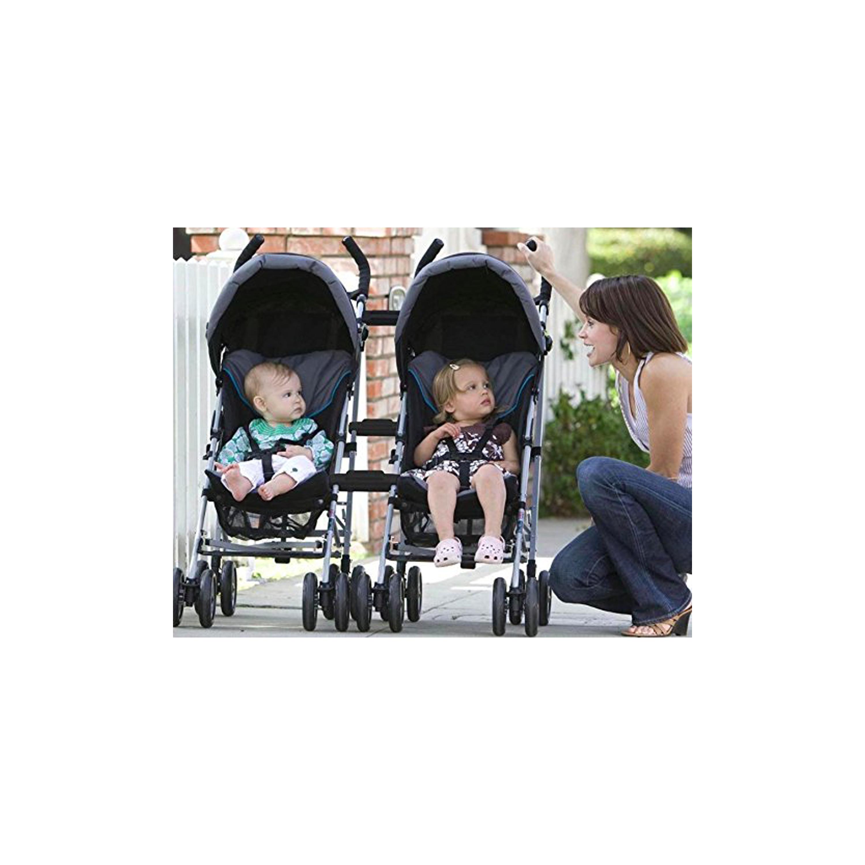 Prince Lionheart 3-Piece Pushchair & Stroller Connectors - Black-baby-gear-strollersandprams-accessories-image-4