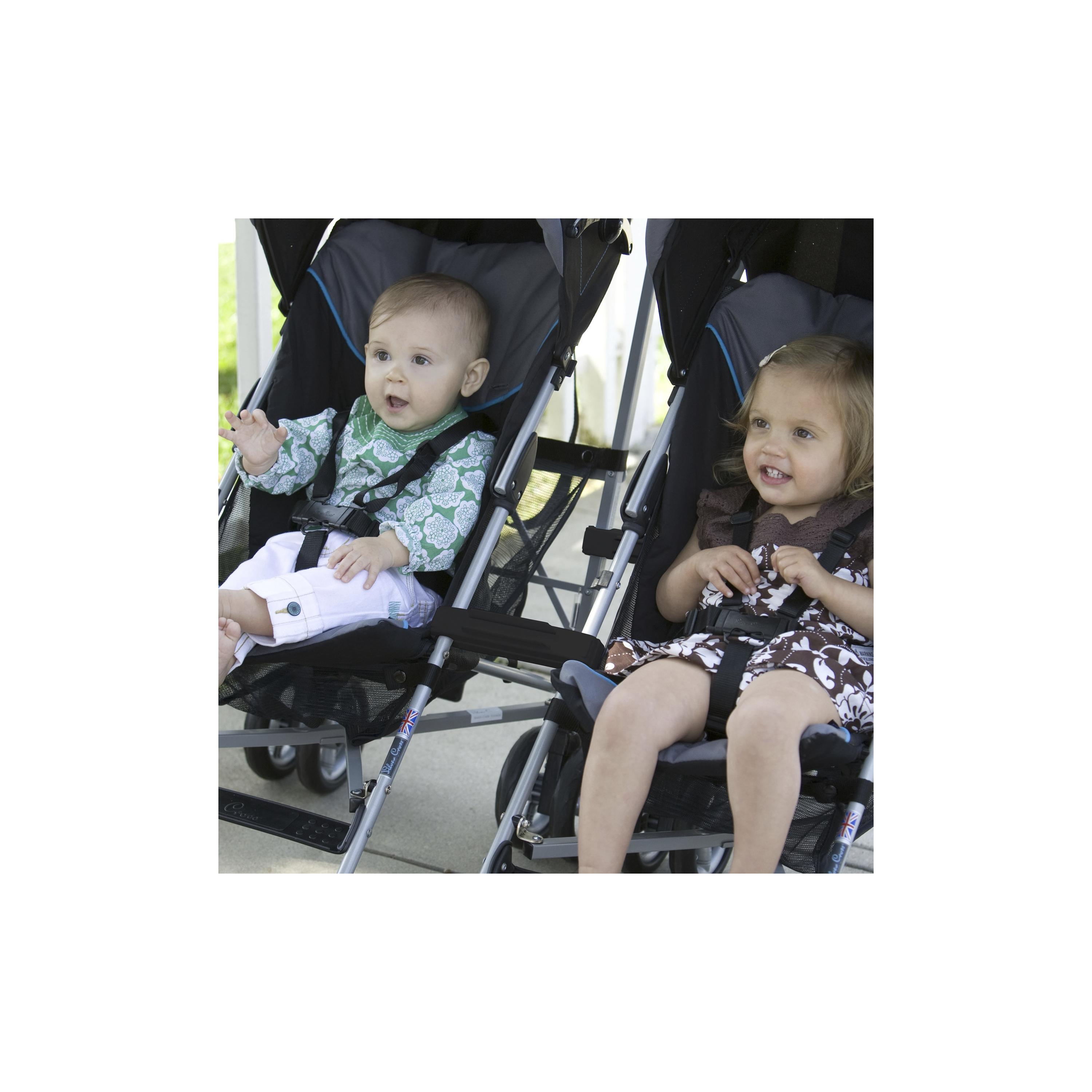 Prince Lionheart 3-Piece Pushchair & Stroller Connectors - Black-baby-gear-strollersandprams-accessories-image-6