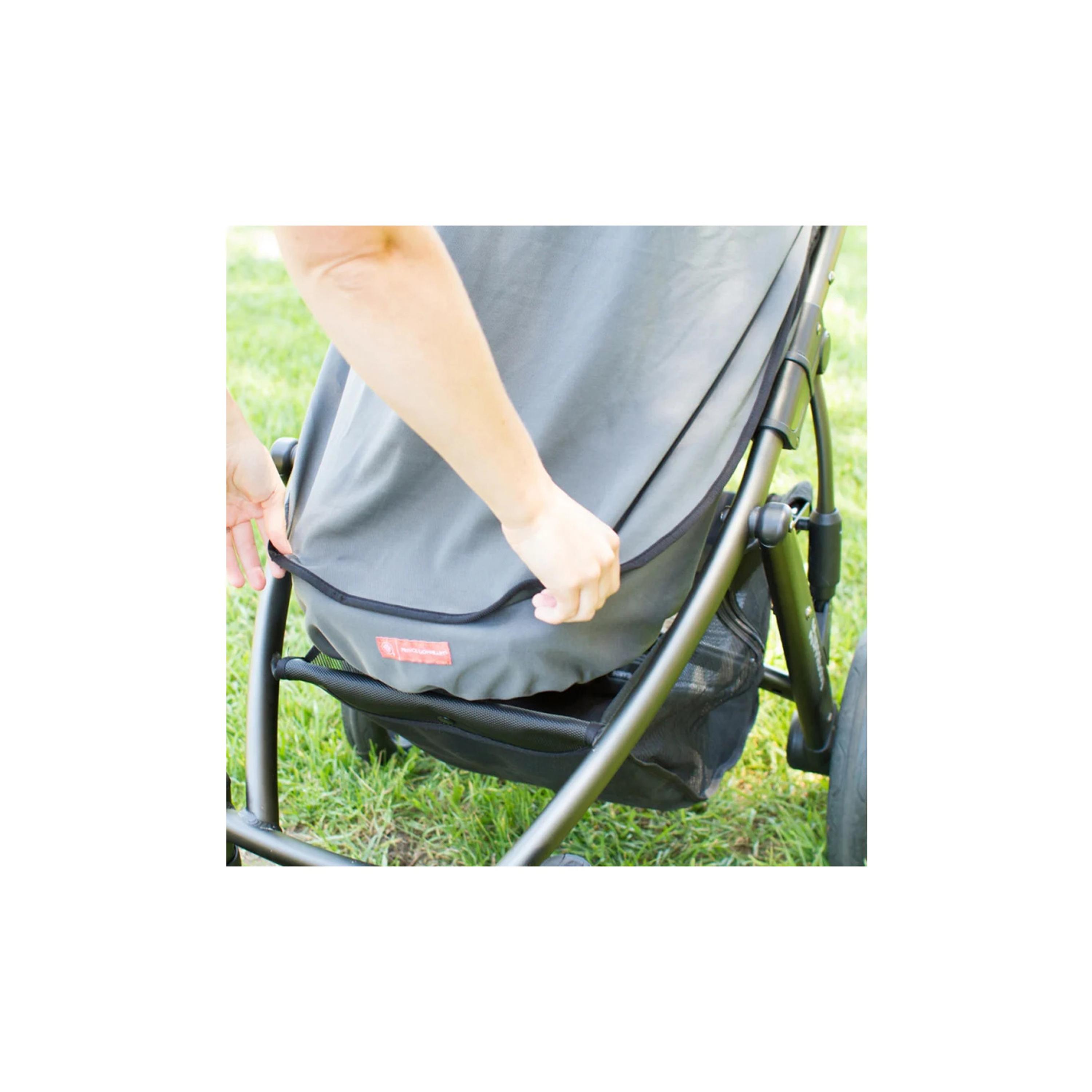 Prince Lionheart Pushchair & Stroller UV Mosquito Net - Grey & Black-baby-gear-strollersandprams-accessories-image-2