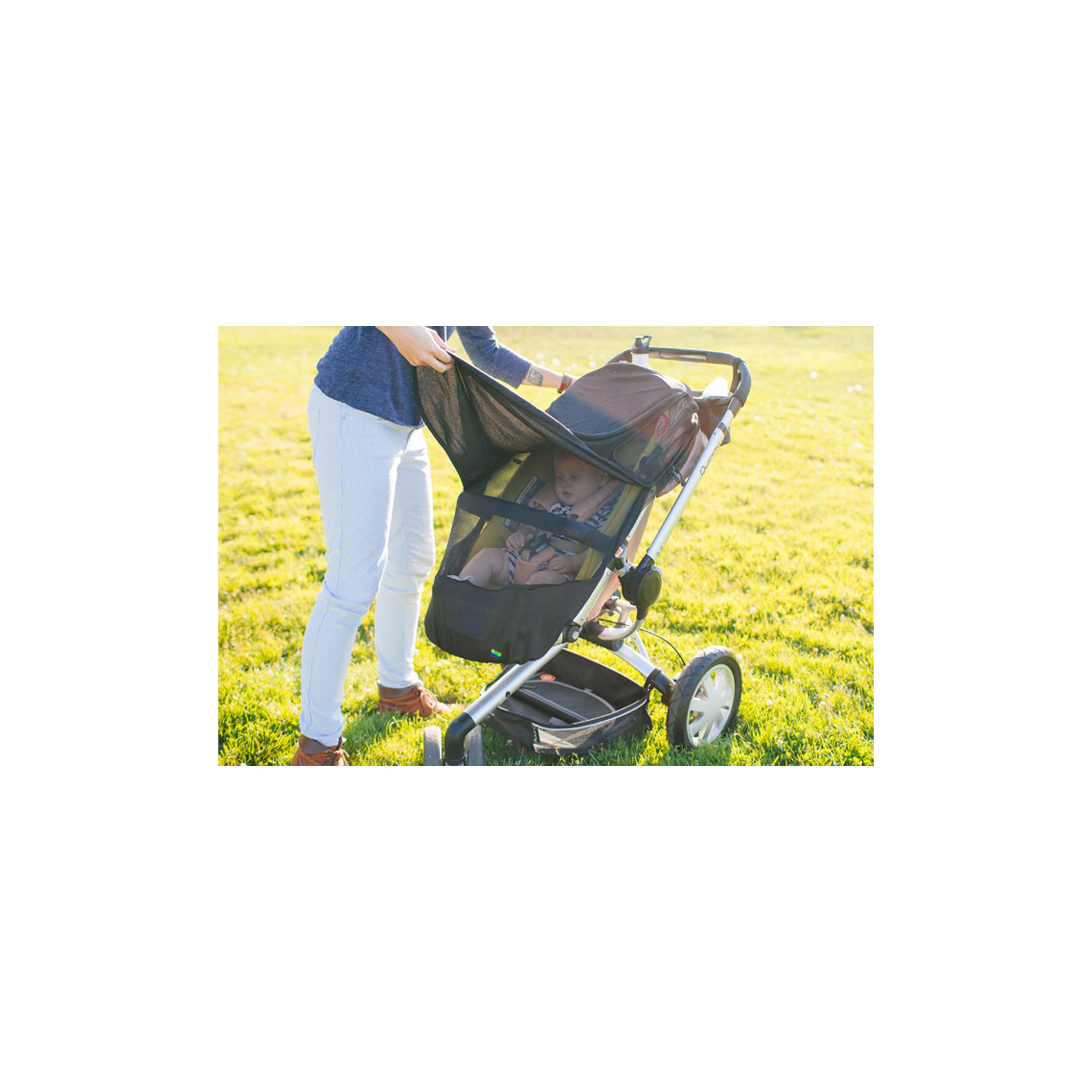 Prince Lionheart Pushchair & Stroller UV Mosquito Net - Grey & Black-baby-gear-strollersandprams-accessories-image-3
