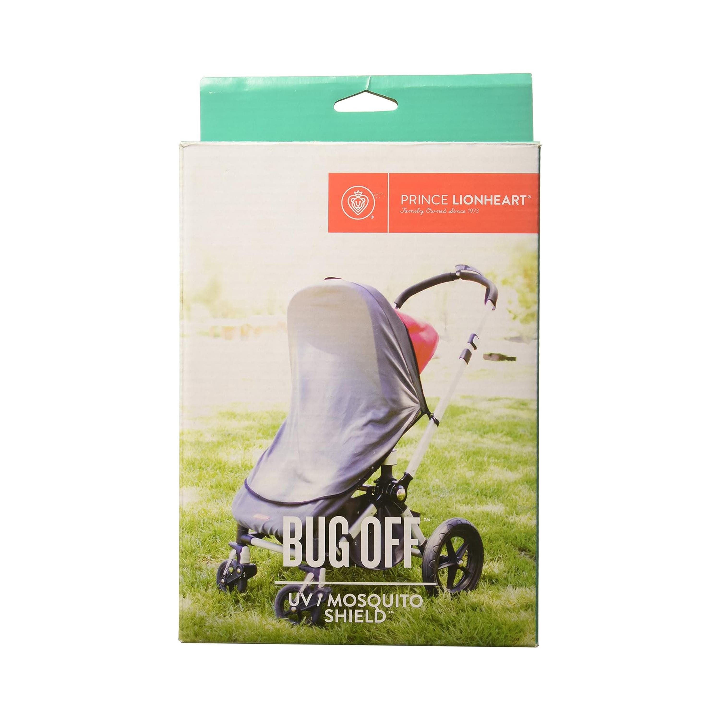 Prince Lionheart Pushchair & Stroller UV Mosquito Net - Grey & Black-baby-gear-strollersandprams-accessories-image-5