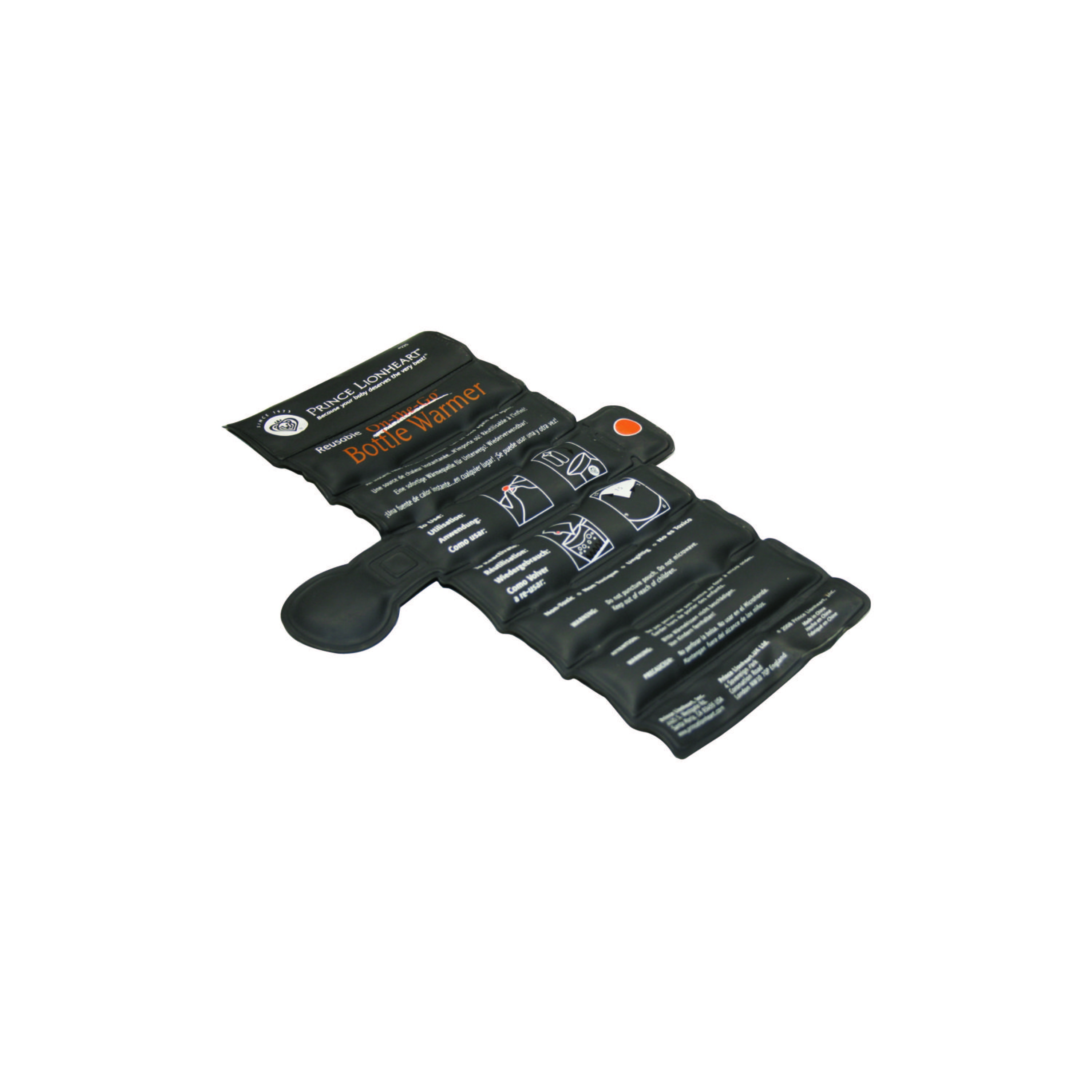 Prince Lionheart Reusable On-the-Go Bottle Warmer with Heating Pouch - Grey-baby-feeding-sterilizersandwarmers-image-2