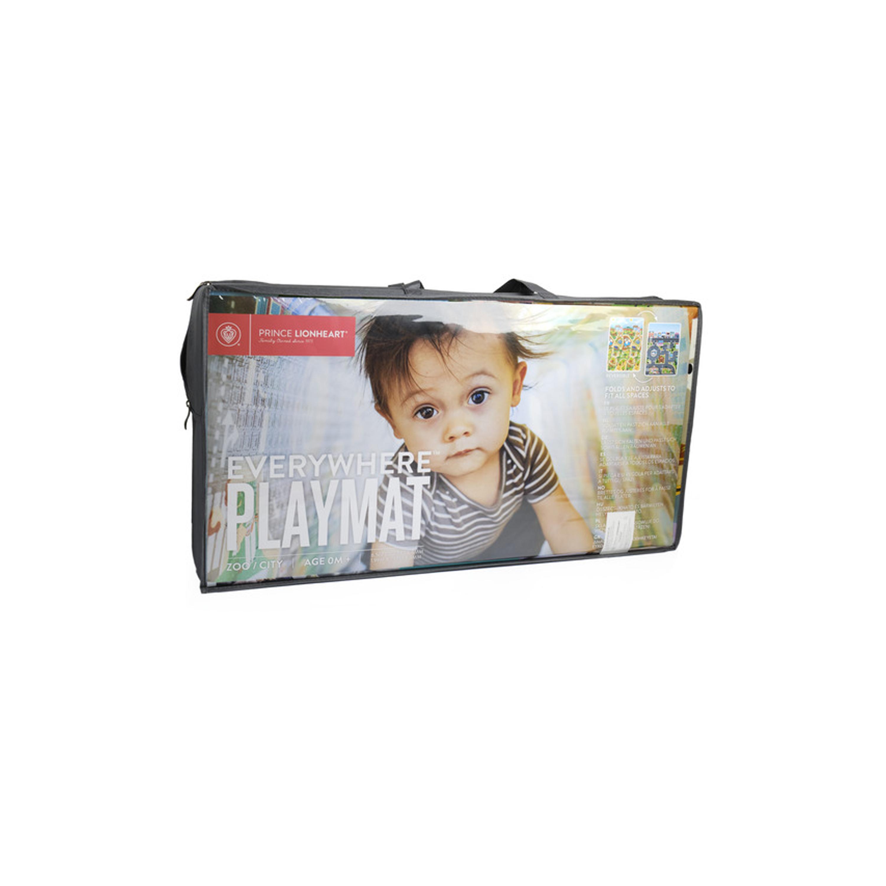 Prince Lionheart Everywhere Playmat with Carry Case - City & Zoo-baby-infantactivity-image-2