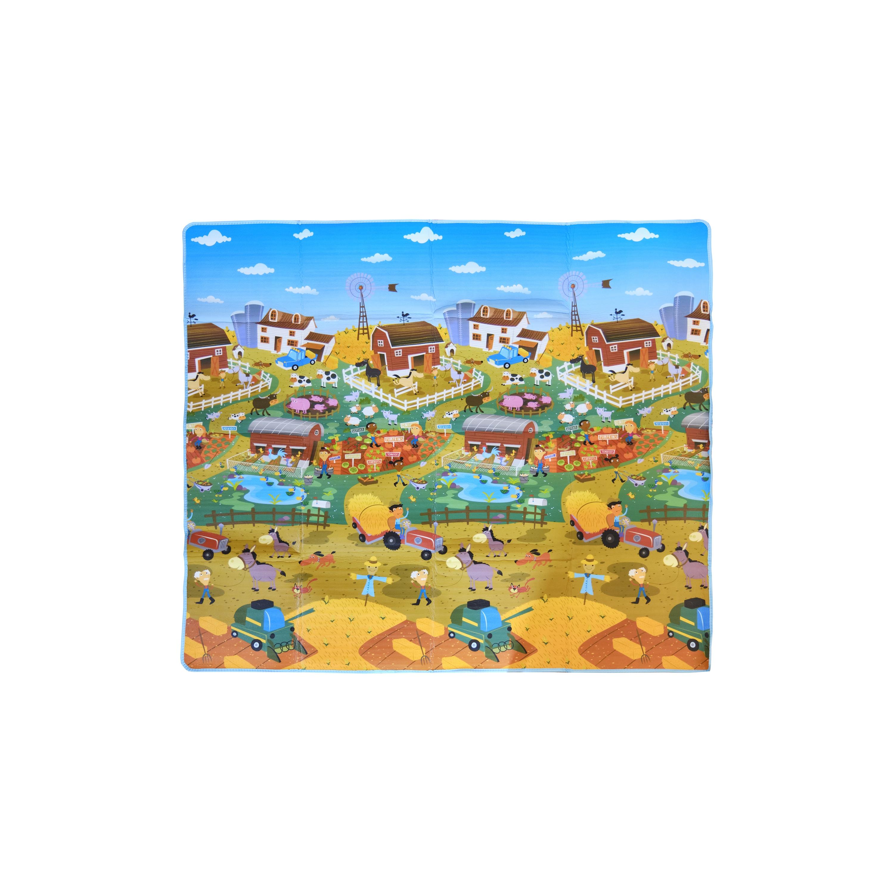 Prince Lionheart Playmat with Carry Case - City & Farm-toys-babyandtoddlertoys-learningtoys-image-5