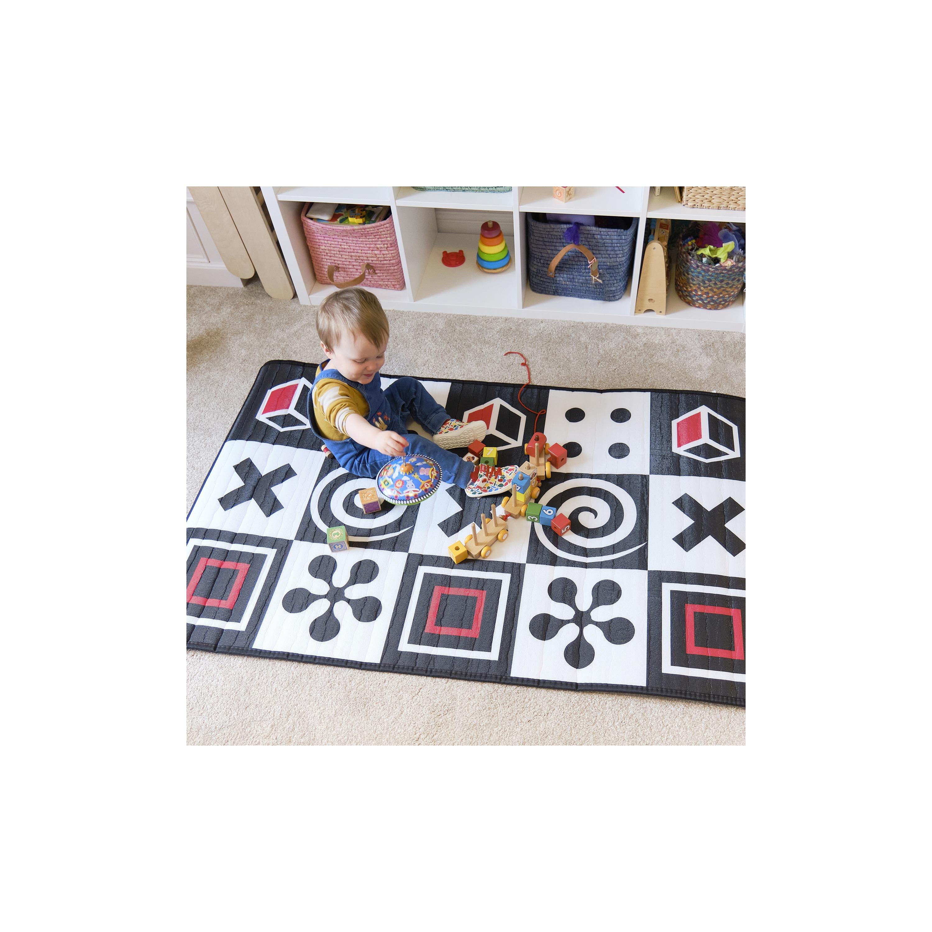 سجادة لعب تطوير مع حقيبة حمل من برينس ليونهارت - أشكال هندسية ومزرعة-baby-infantactivity-image-8