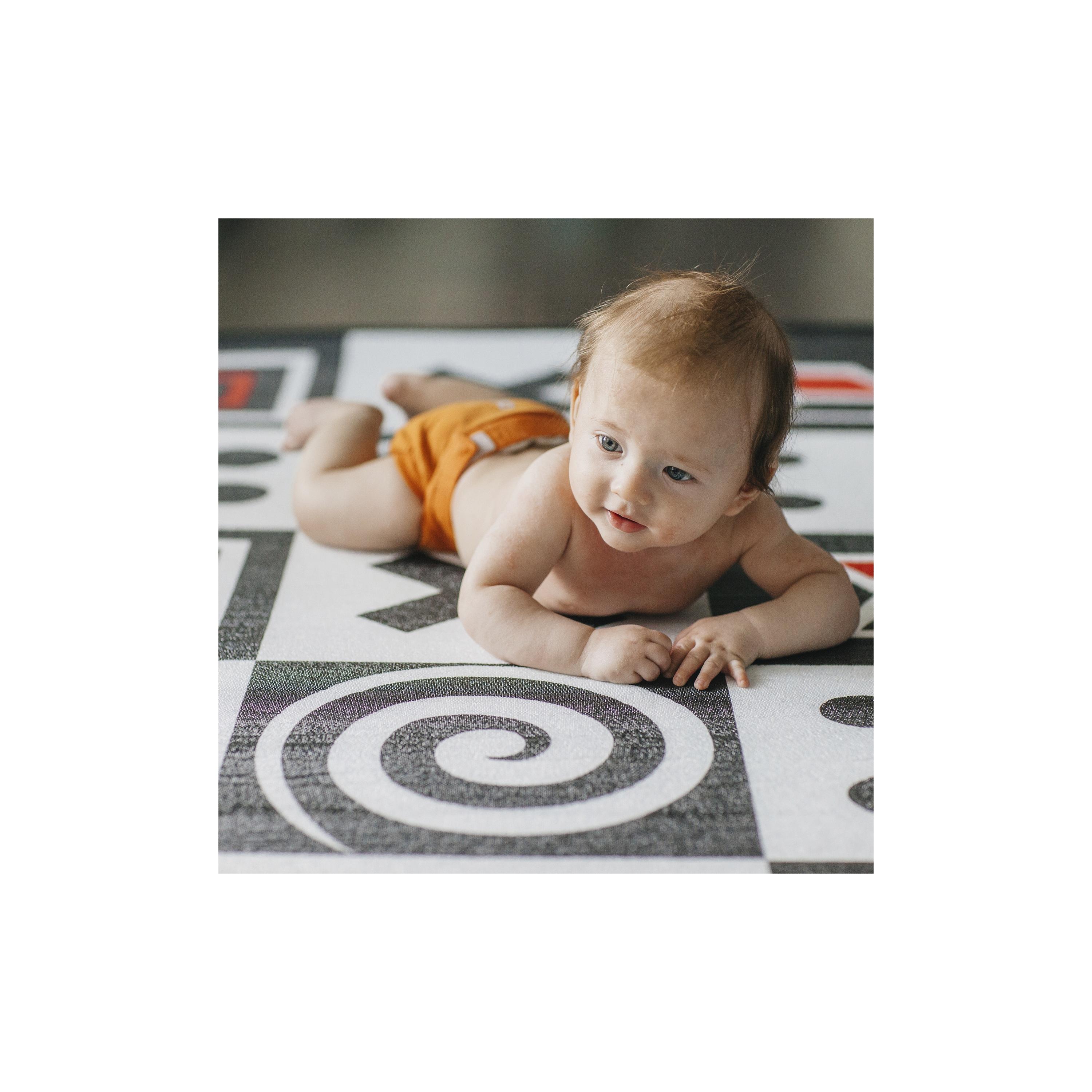 سجادة لعب تطوير مع حقيبة حمل من برينس ليونهارت - أشكال هندسية ومزرعة-baby-infantactivity-image-7