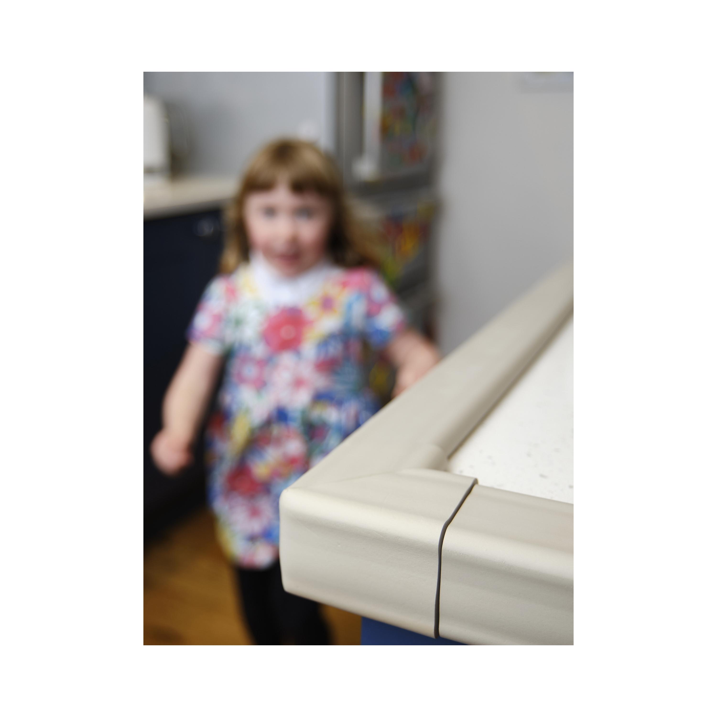 Prince Lionheart 4-Piece Cushiony Jumbo Corner Guards - Neutral Light Grey-baby-healthandsafety-babyproofing-image-7
