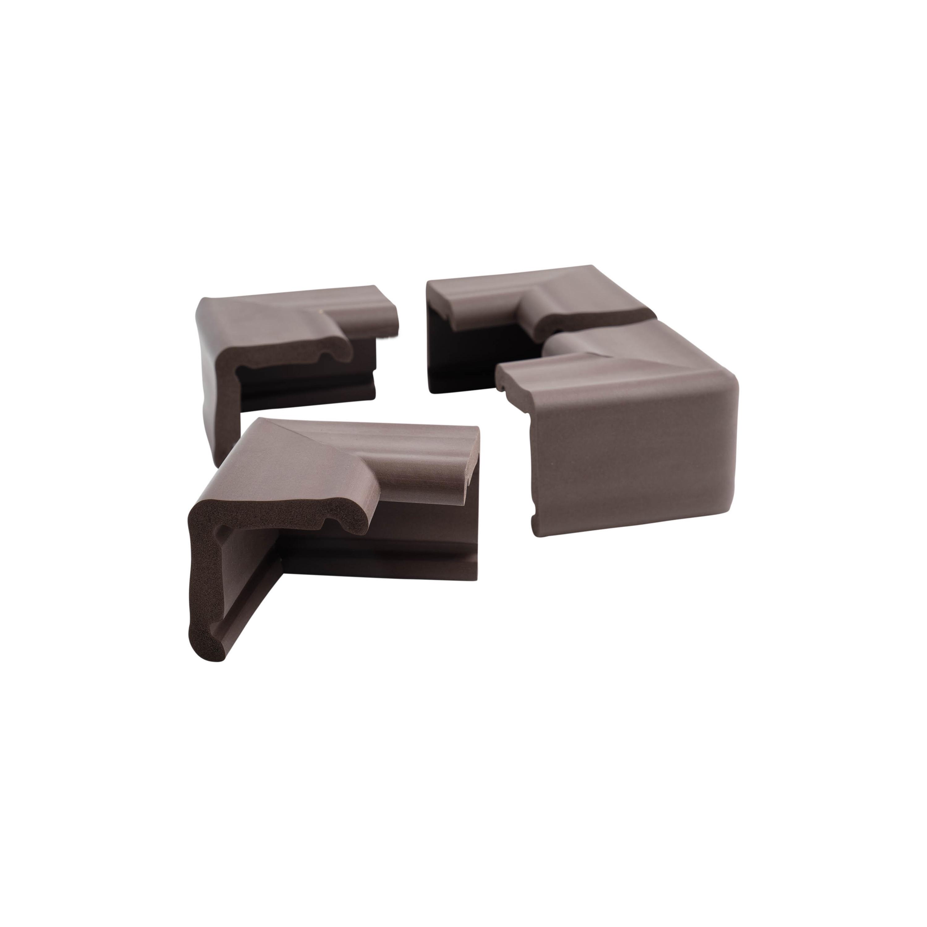 Prince Lionheart 4-Piece Cushiony Jumbo Corner Guards - Chocolate-baby-healthandsafety-babyproofing-image-3