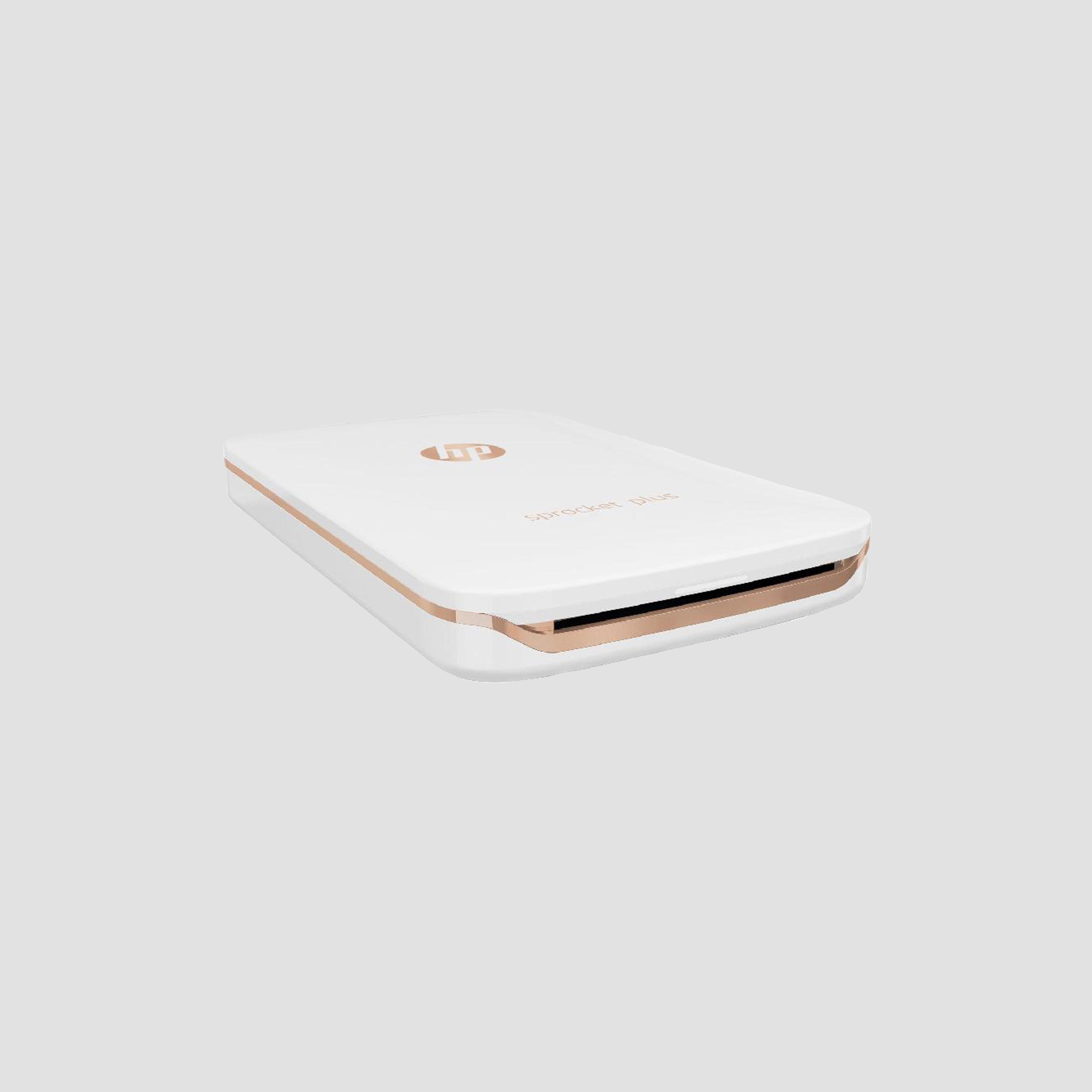 HP Sprocket Plus Bluetooth Photo Printer White | 2FR85A-electronics-accessories-computeraccesories-image-1