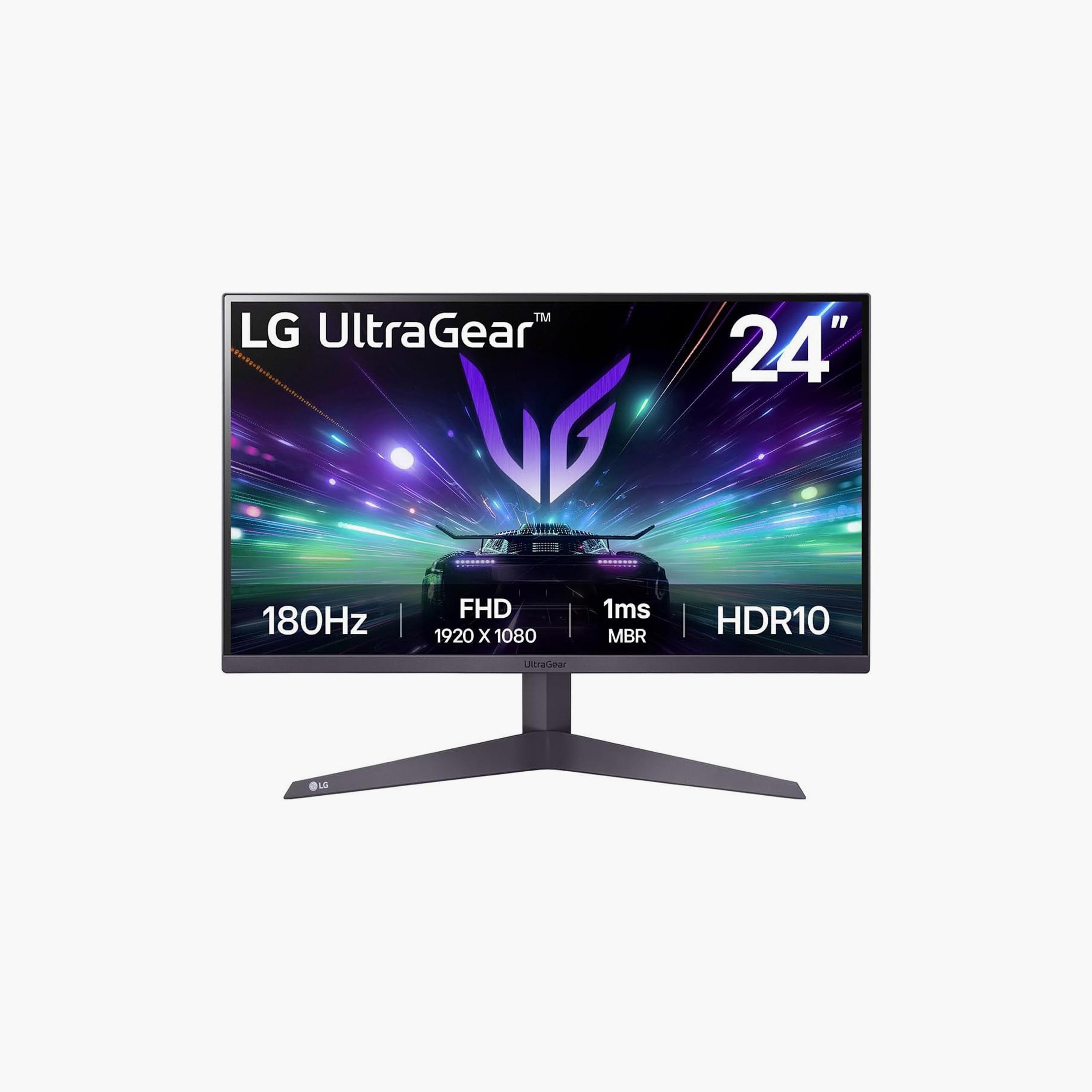 شاشة ألعاب ال جي التراجير 24" FHD 1920 × 1080 180Hz استجابة 1 م/ث MBR HDR10 AMD FreeSync |24GS50F-B-electronics-accessories-computeraccesories-image-1