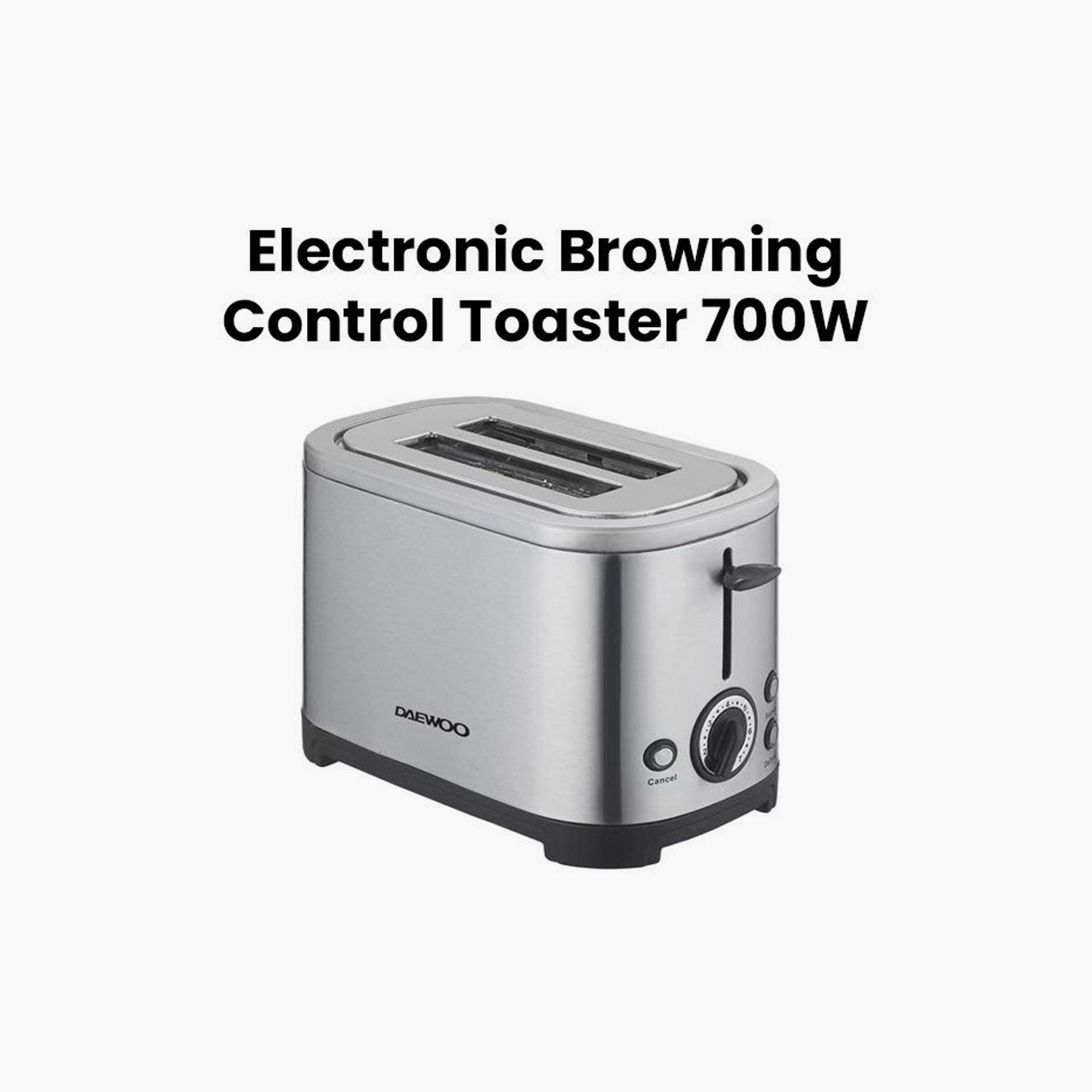 Daewoo 2 Slice Toaster + 1.7L Kettle Silver | DST 8290 + DEK 9030-household-appliances-kitchenappliances-electrickettles-image-1