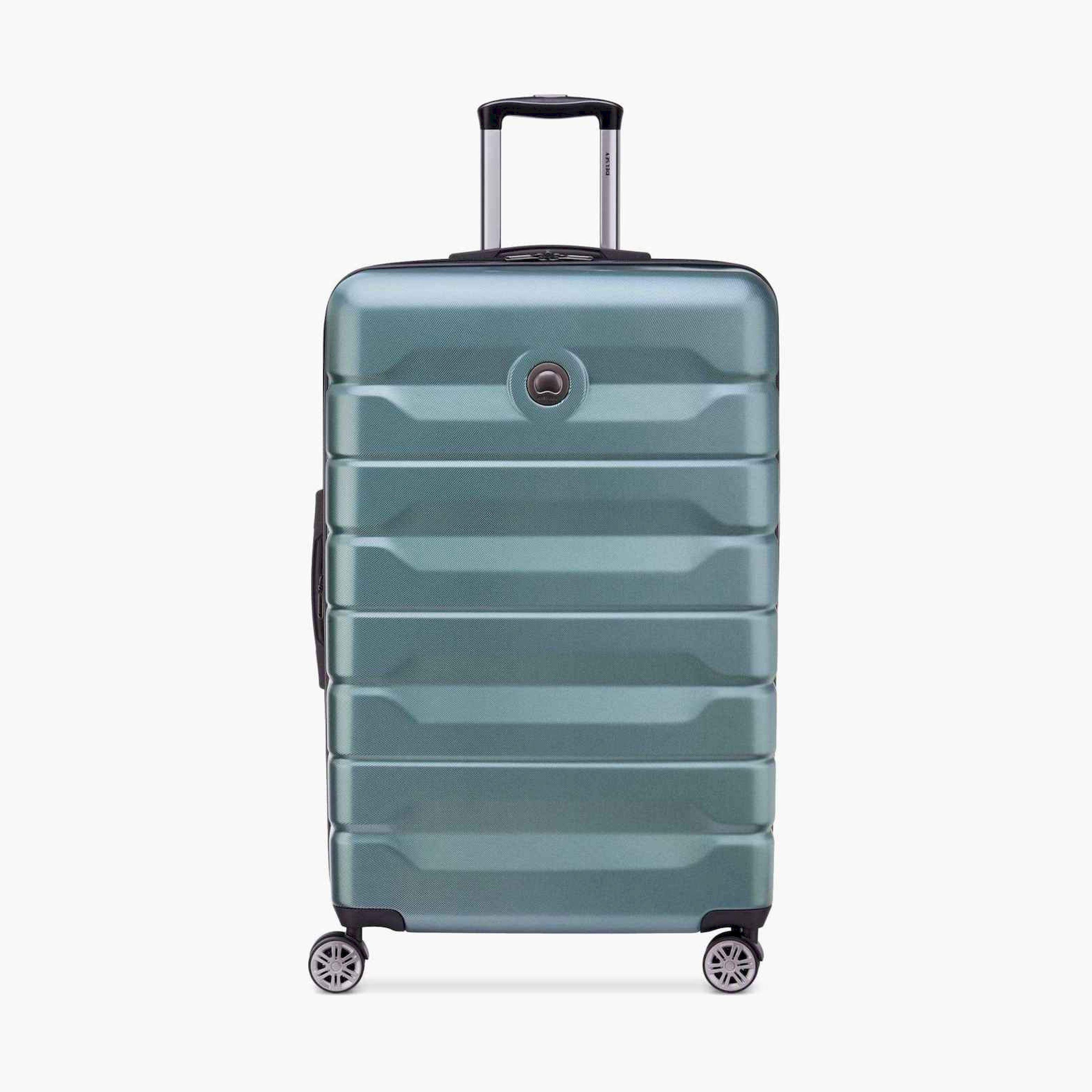 Delsey Paris Air Armour 78.5 CM Large Check-in Polycarbonate with ABS Hard Sided 4-Wheeler Spinner Trolley Bag with TSA Combination Lock-travel-luggagesandbags-luggage-image-1