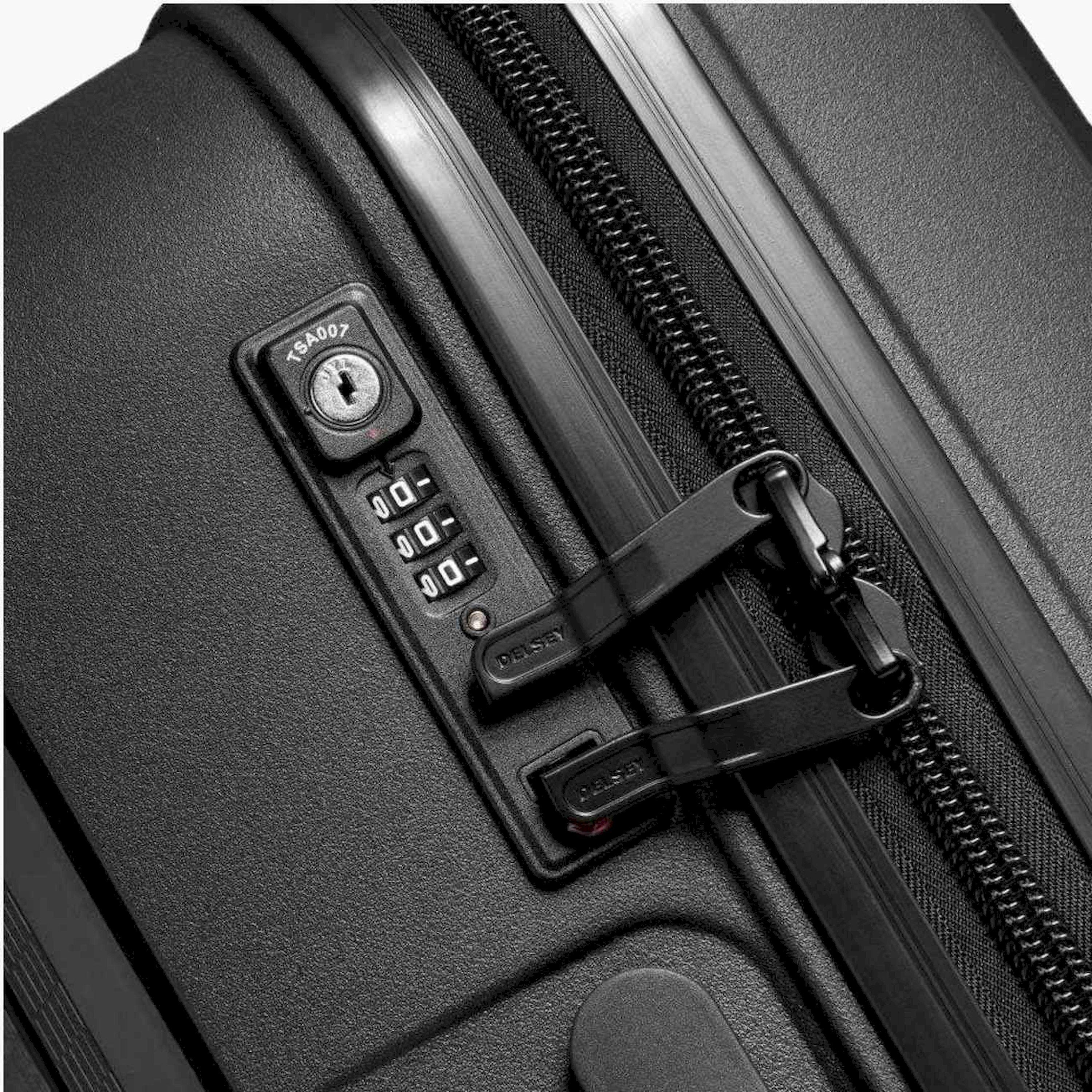 Delsey Paris Belmont Plus 55 CM Small Cabin Polypropylene Hard Sided 4-Wheeler Spinner Trolley Bag with TSA Combination Lock-travel-luggagesandbags-luggage-image-10