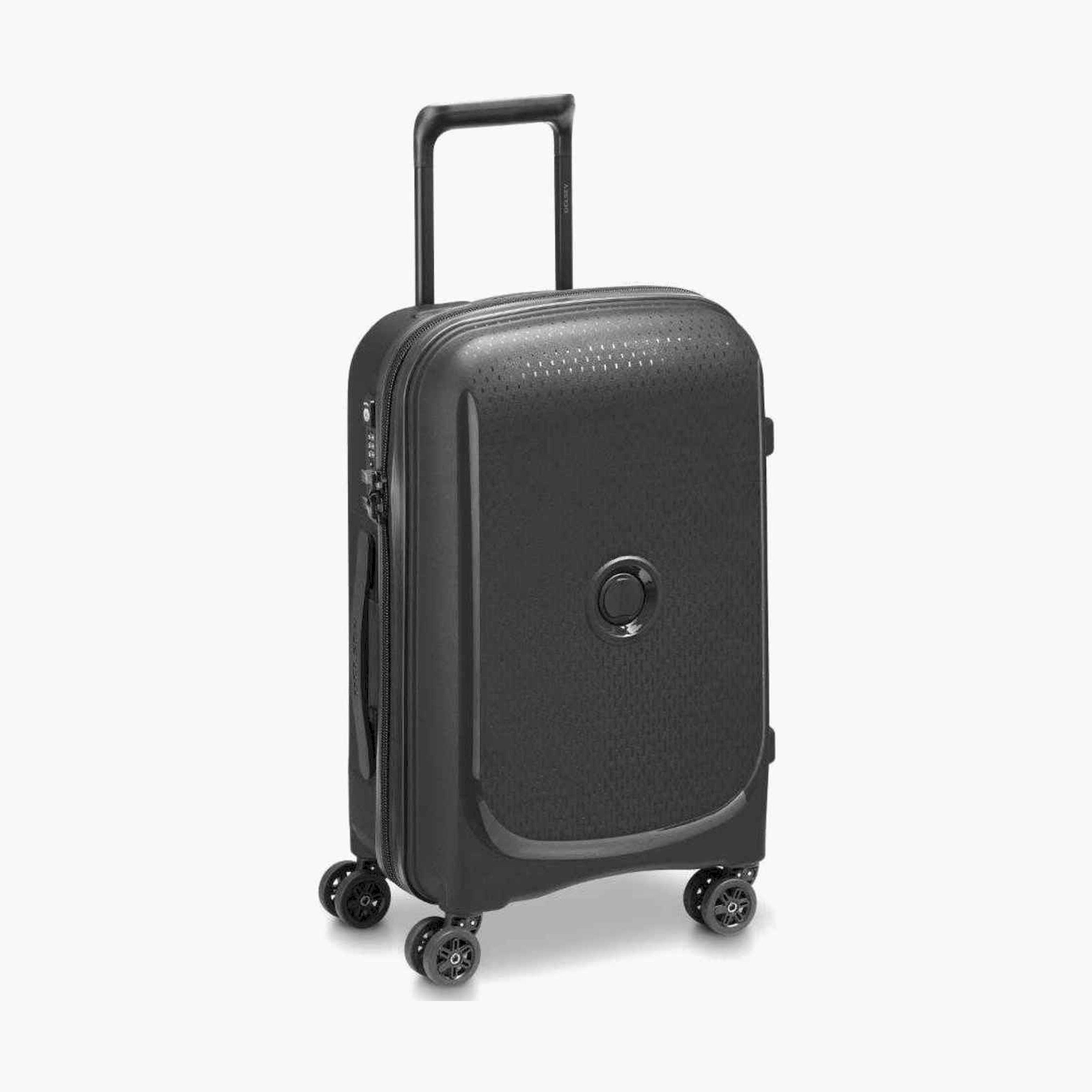 Delsey Paris Belmont Plus 55 CM Small Cabin Polypropylene Hard Sided 4-Wheeler Spinner Trolley Bag with TSA Combination Lock-travel-luggagesandbags-luggage-image-5