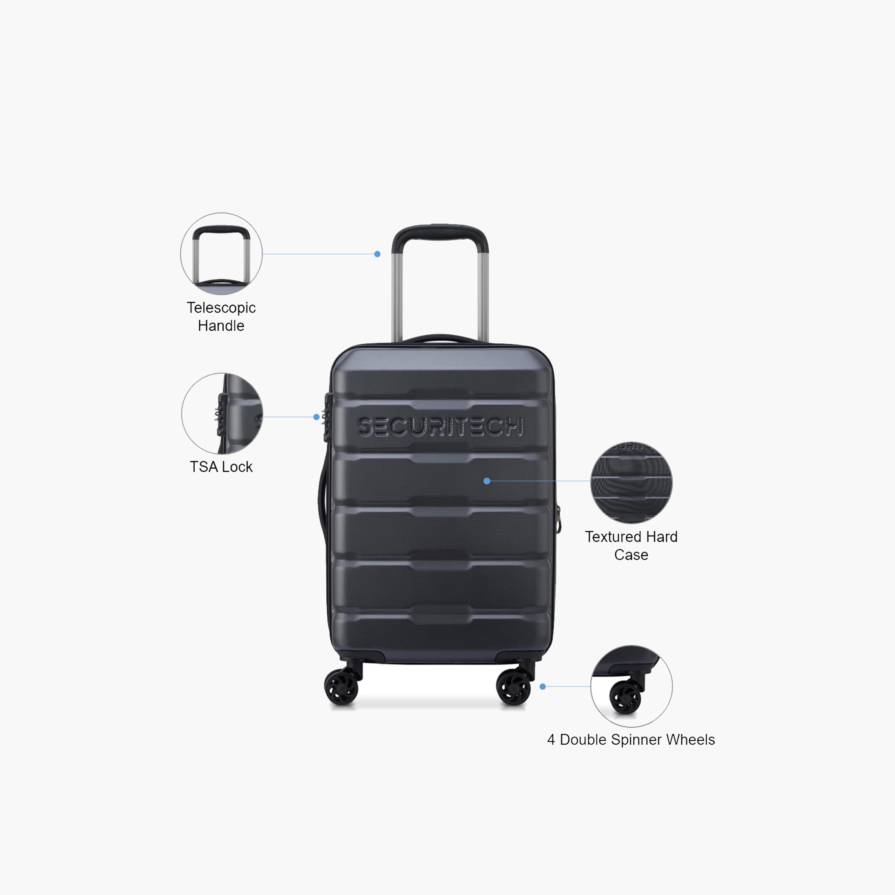 Delsey Paris Citadel 54.5 CM Small Cabin Polycarbonate with ABS Hard Sided 4-Wheeler Spinner Trolley Bag with TSA Lock-travel-luggagesandbags-luggage-image-3