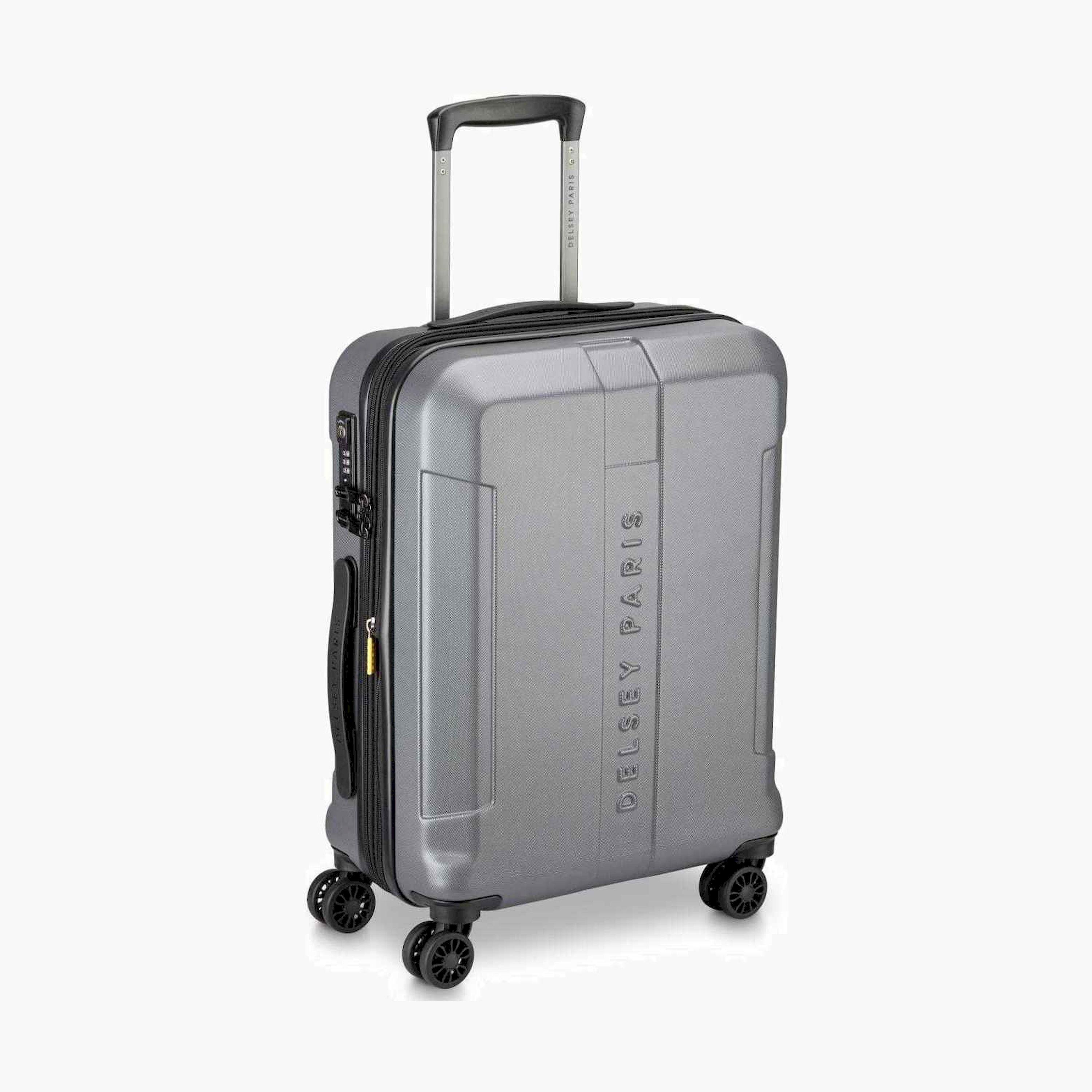 Delsey Depart 61 CM Small Cabin Polycarbonate with ABS Hard Sided 4-Wheeler Spinner Trolley Bag with TSA Combination Lock-travel-luggagesandbags-luggage-image-5