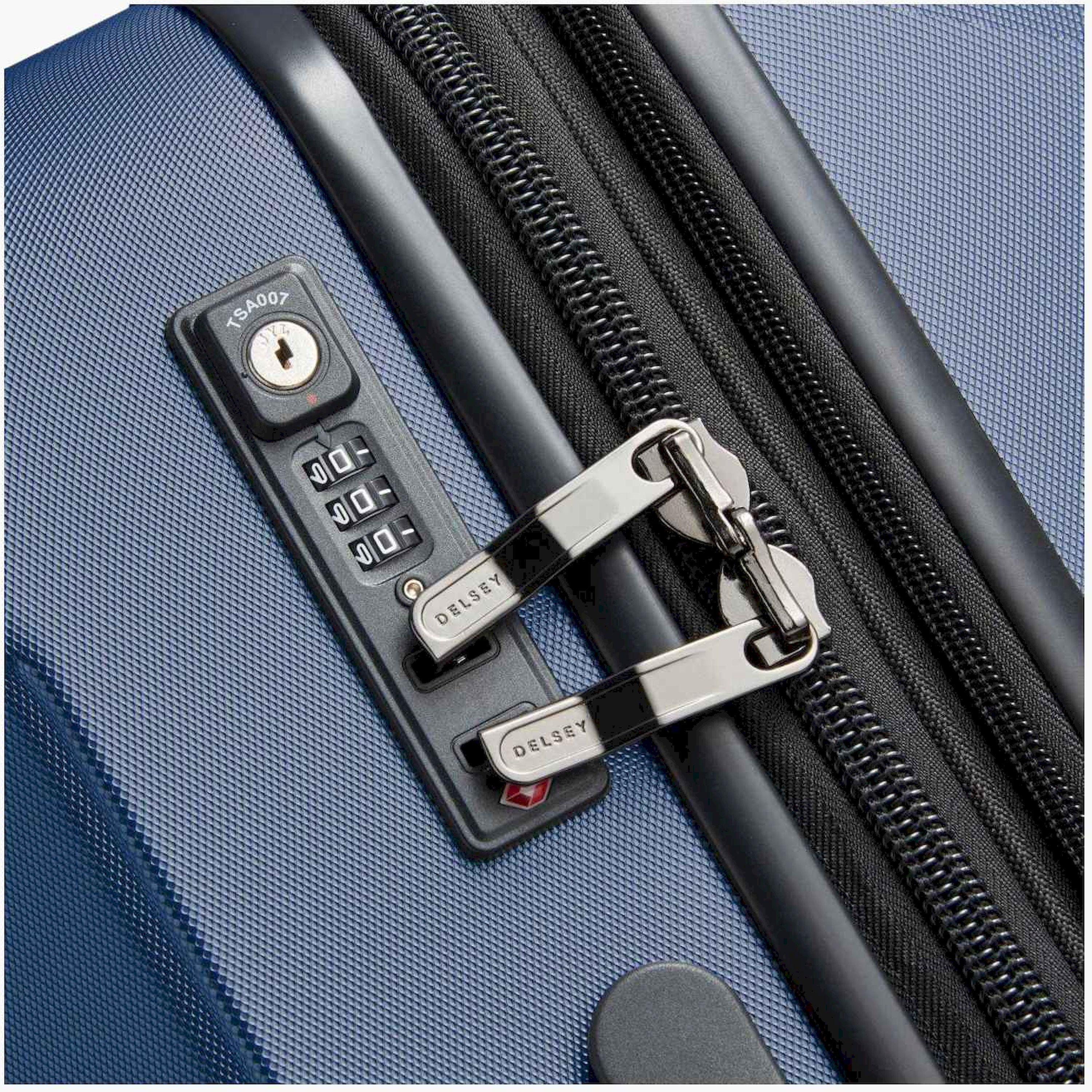 Delsey Paris Depart 81 سم بولي كربونات كبير لتسجيل الوصول مع ABS حقيبة عربة دوارة ذات 4 عجلات صلبة مع قفل TSA-travel-luggagesandbags-luggage-image-10