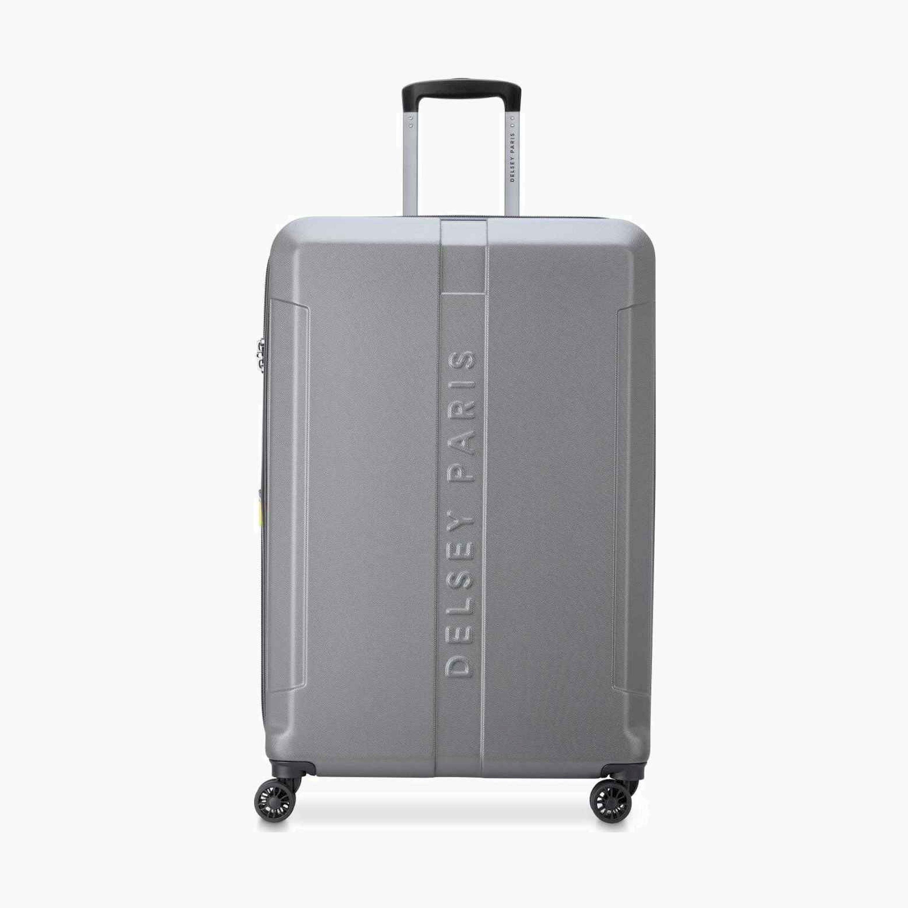 Delsey Paris Depart 81 CM Large Check-in Polycarbonate with ABS Hard Sided 4-Wheeler Spinner Trolley Bag with TSA Combination Lock-travel-luggagesandbags-luggage-image-1