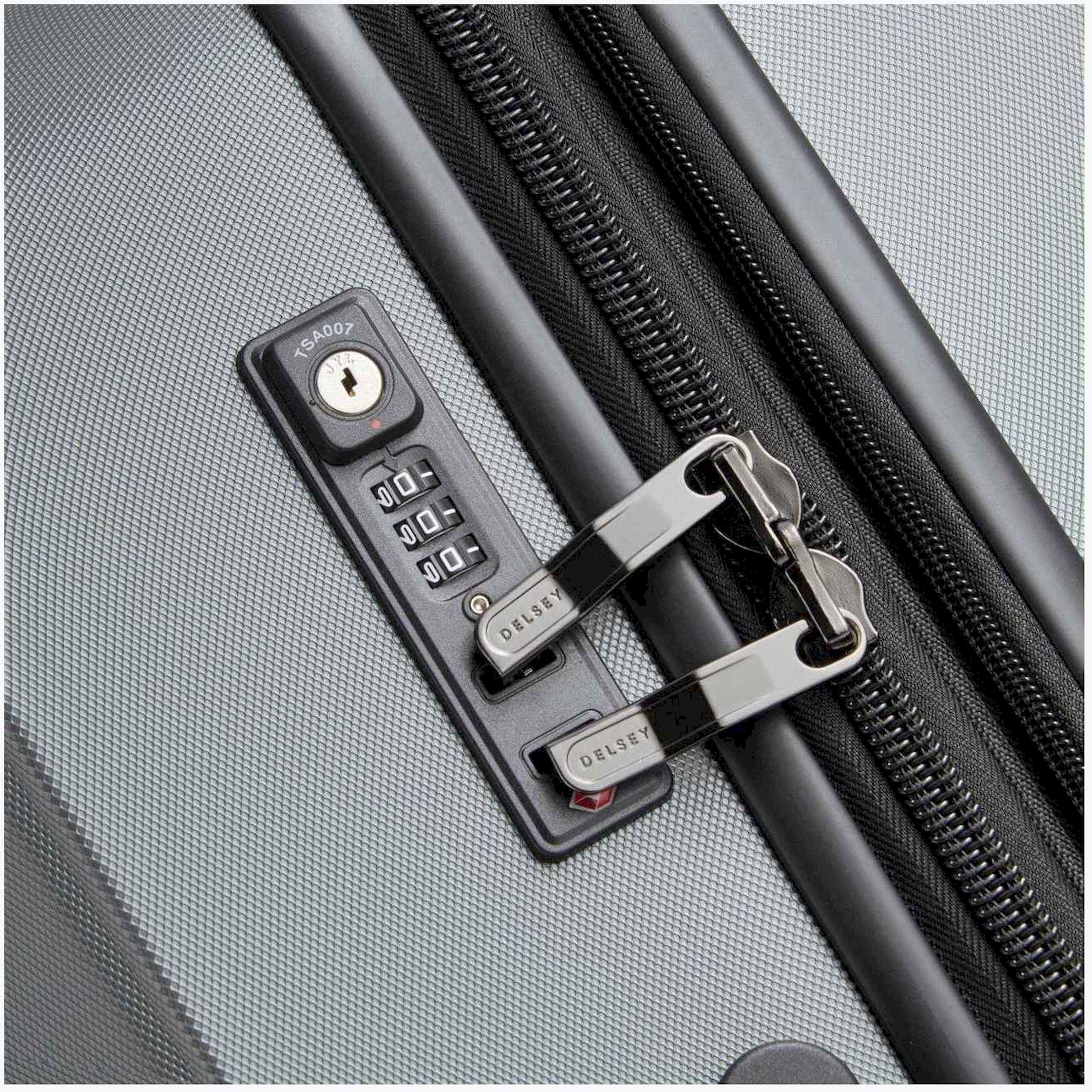 Delsey Paris Depart 81 CM Large Check-in Polycarbonate with ABS Hard Sided 4-Wheeler Spinner Trolley Bag with TSA Combination Lock-travel-luggagesandbags-luggage-image-10